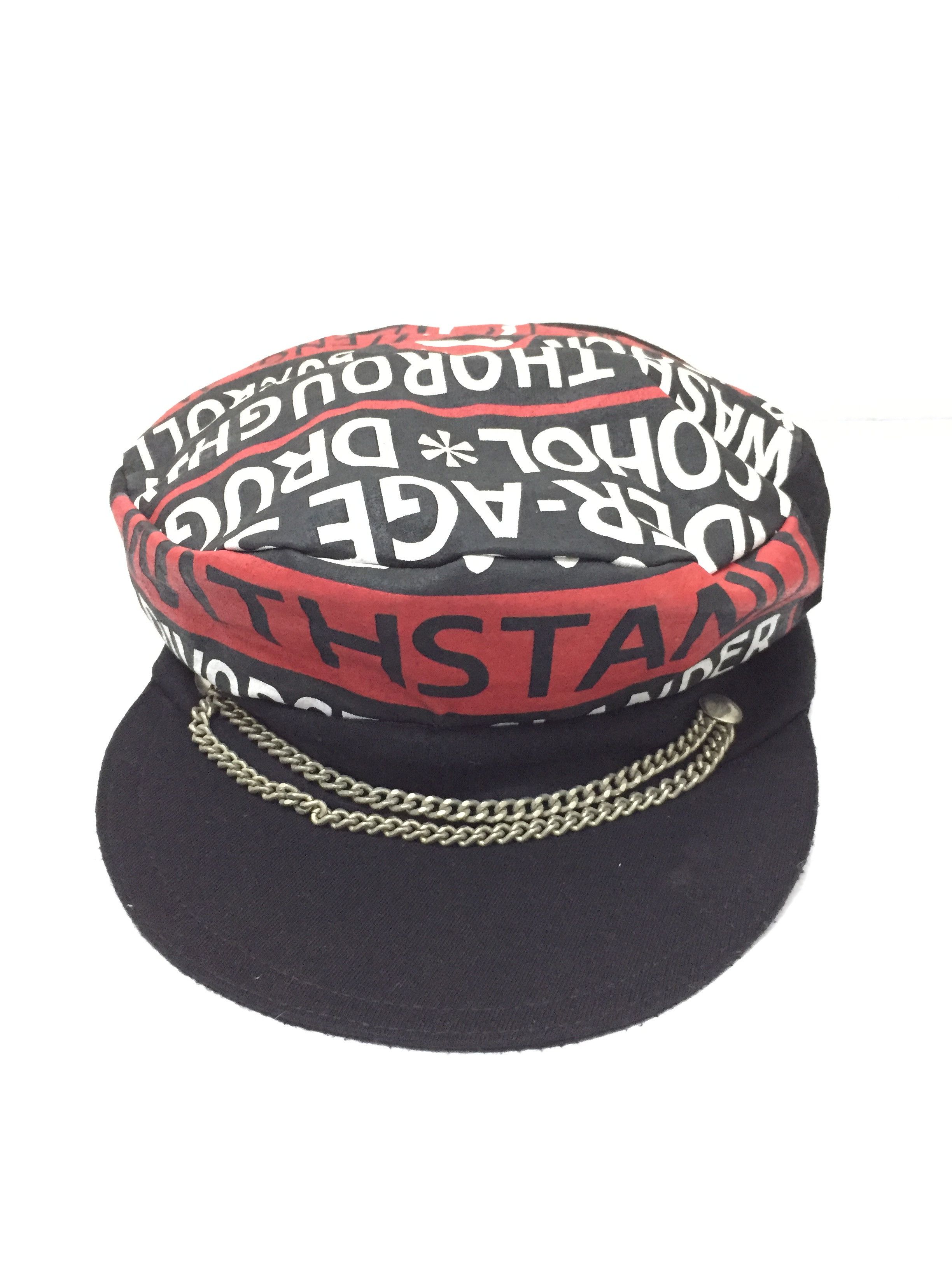 Band Tees × The Rolling Stones × Vintage Vtg ROLLING STONE withstand alcohol and drugs Caption cap Size ONE SIZE - 3 Thumbnail