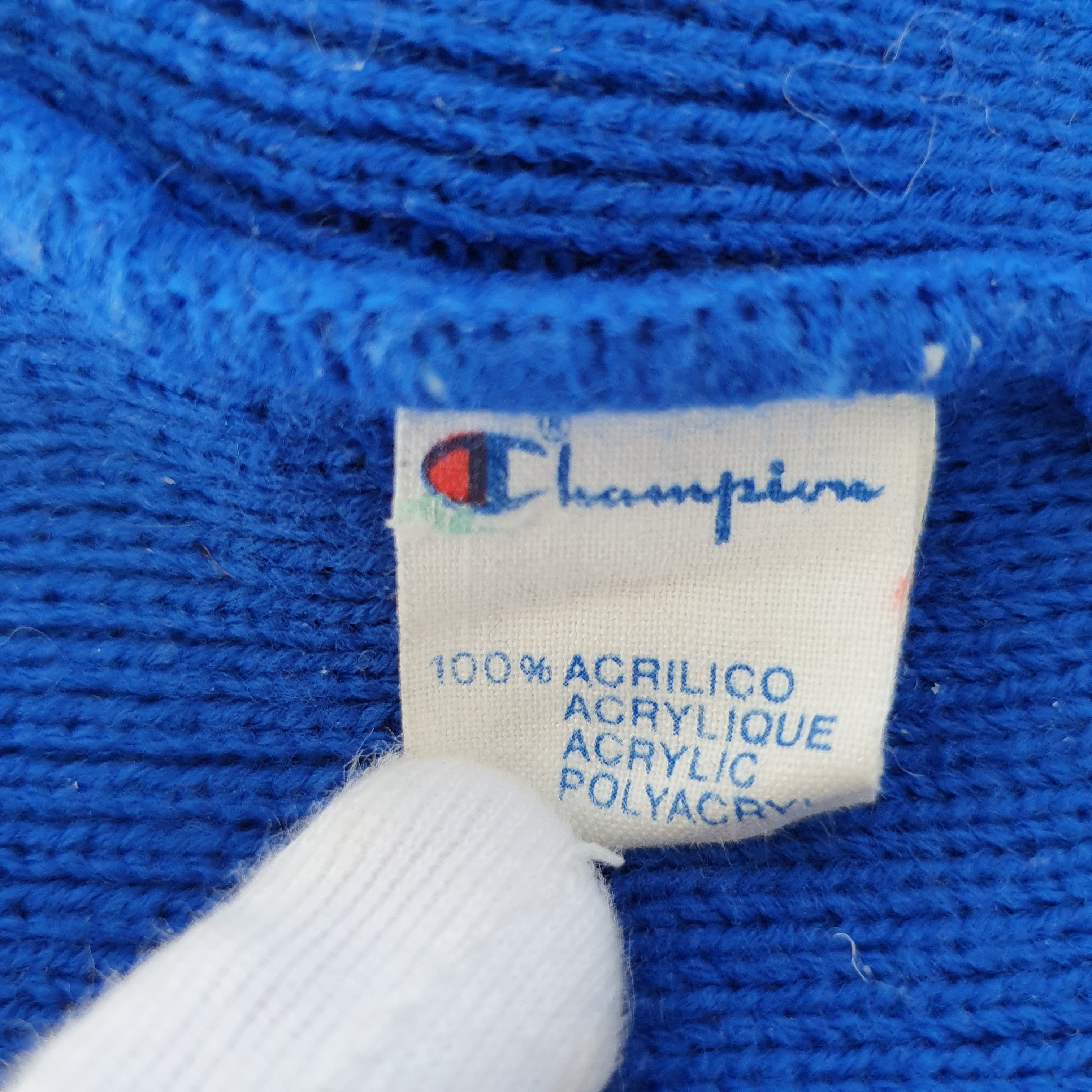 Champion × Vintage 80s Vintage Blue Champion USA Cap Hat Made in Italy Size ONE SIZE - 5 Thumbnail