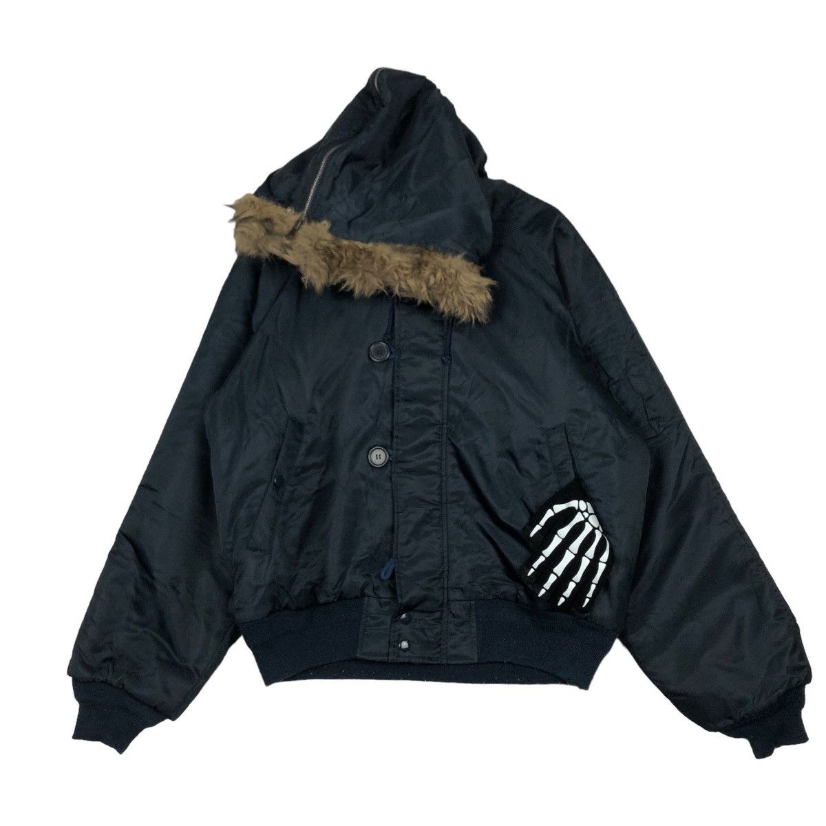 Military × Mink Fur Coat × Vintage RIOT RIOT VINTAGE BOMBER JACKET TYPE ...