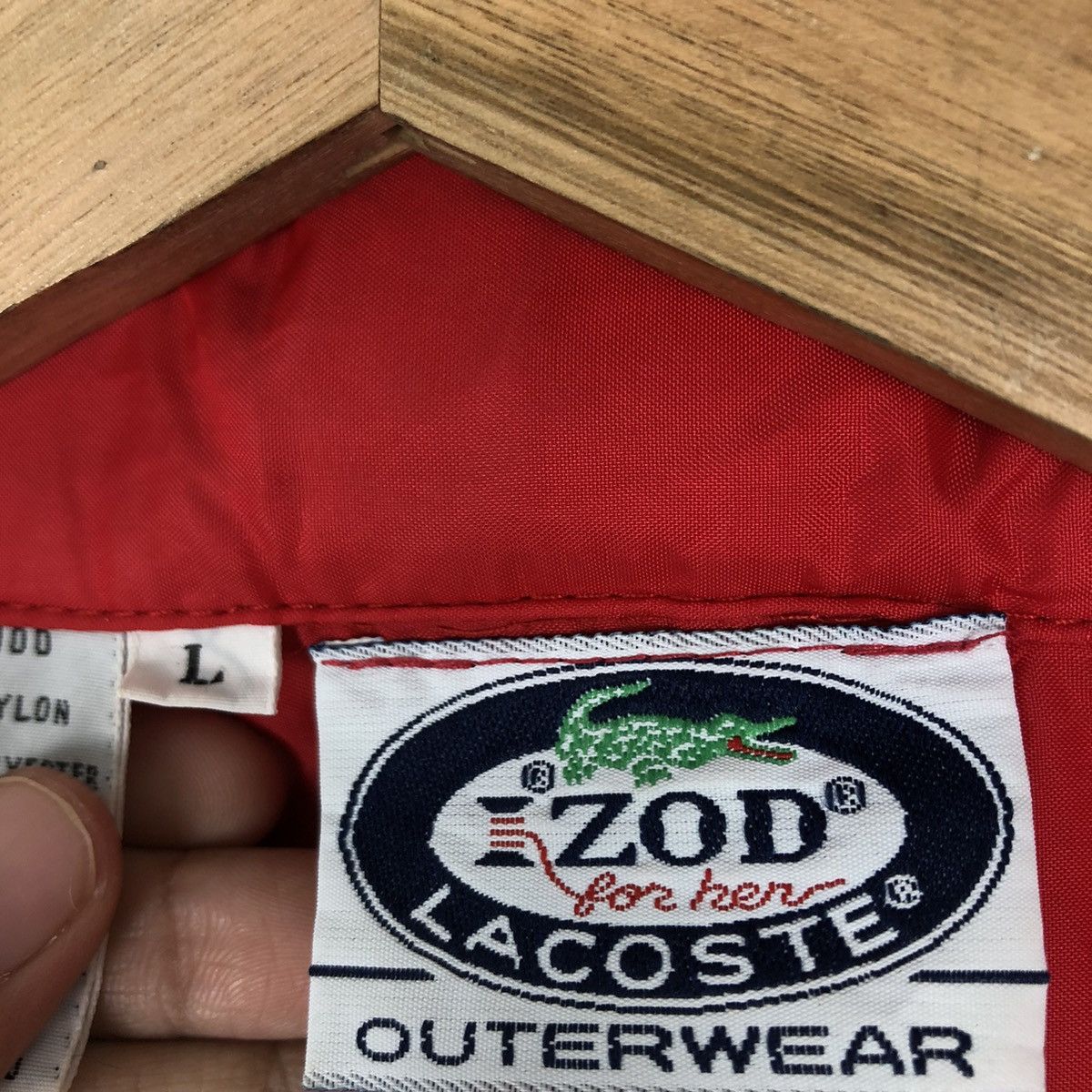 Japanese Brand VINTAGE BOMBER JACKET BOMBER LACOSTE IZOD 80’s Size US L / EU 52-54 / 3 - 13 Thumbnail