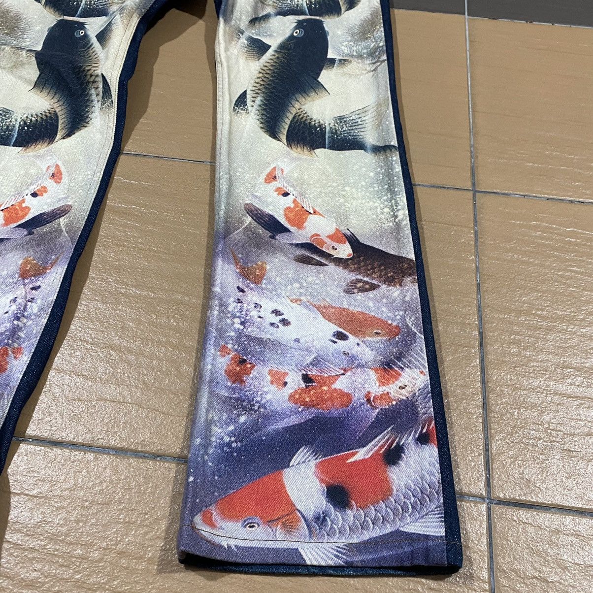 Japanese Brand Japanese Brand CASSOPI Denim Fish Koi Printed Full Print Size US 28 / EU 44 - 11 Thumbnail