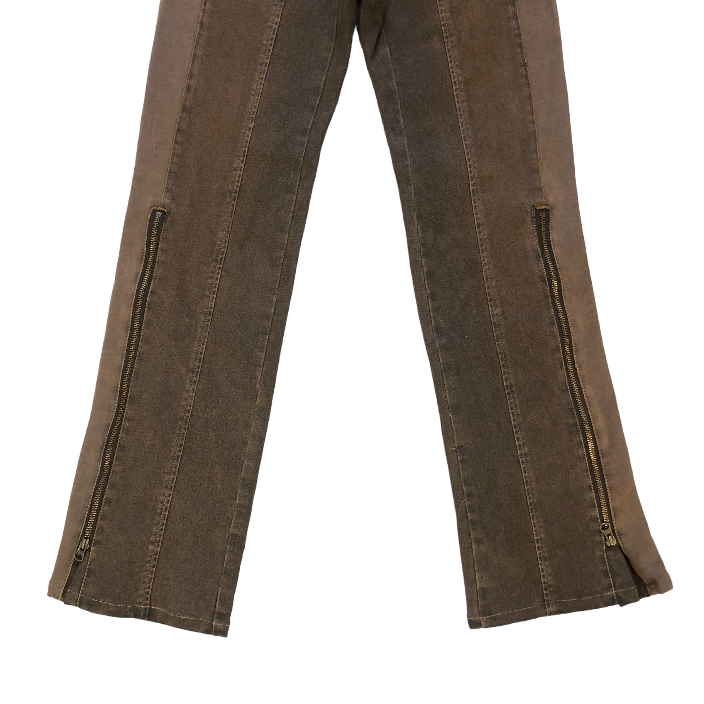 Japanese Brand FLARE🔥 PASSIONE RECONSTRUCTED PANTS #7110-110 Size 26" / US 2 / IT 38 - 5 Thumbnail