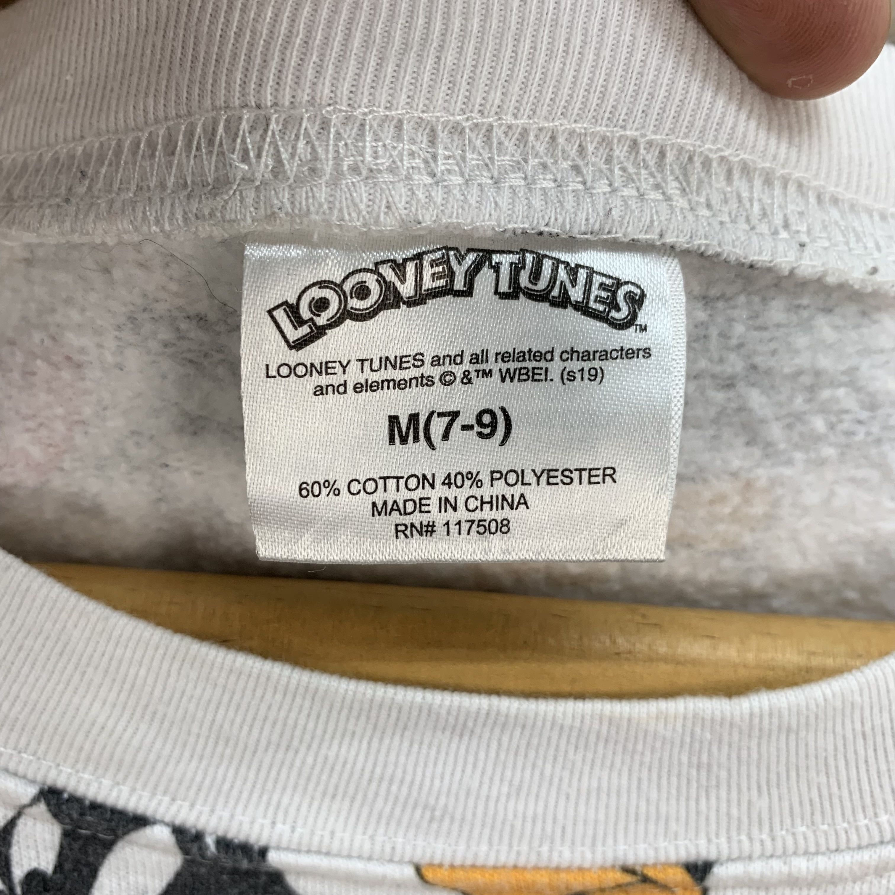 Cartoon Network Looney Tunes Character Fullprint Sweatshirts #3922-135 Size US M / EU 48-50 / 2 - 6 Thumbnail