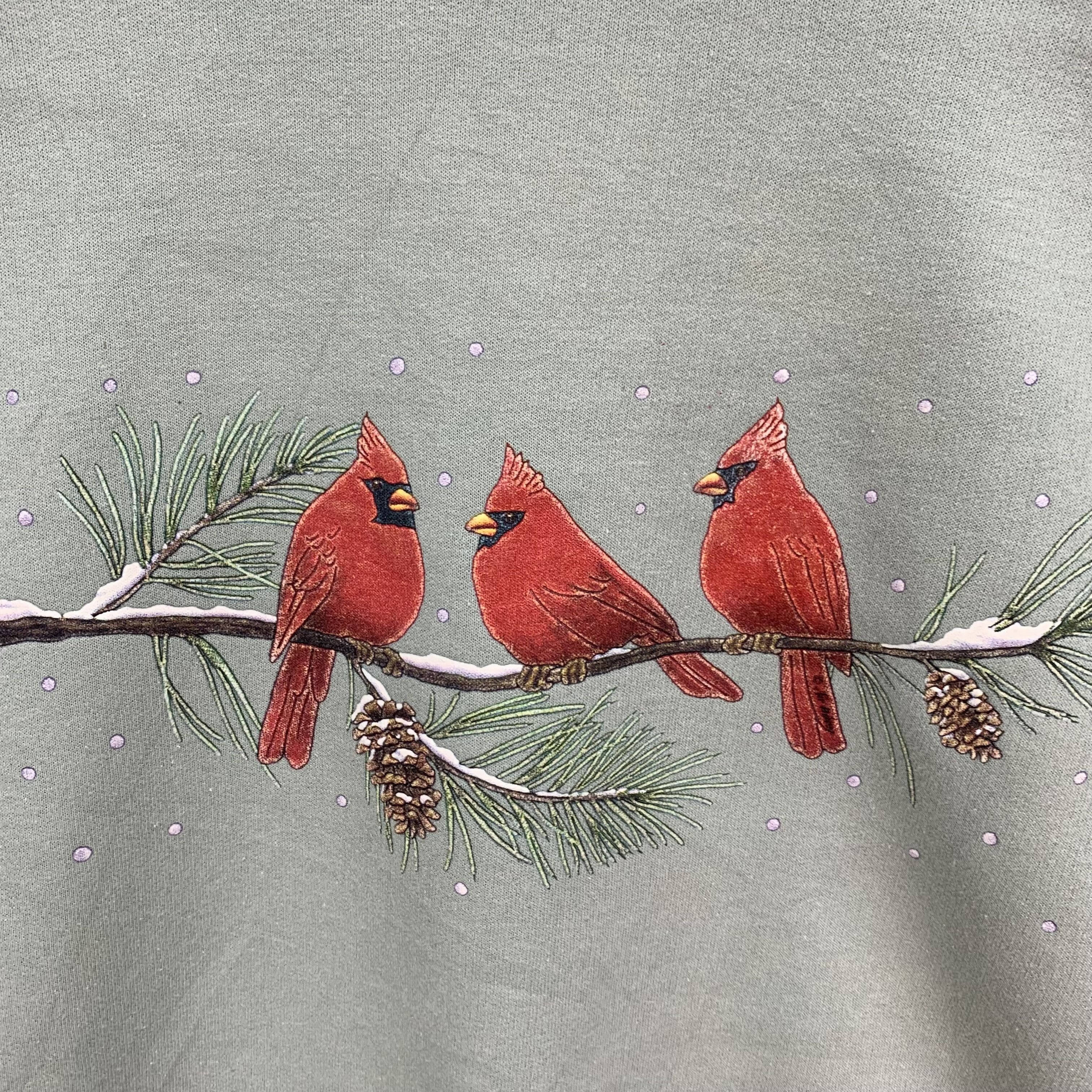 Hanes Vintage Hanes Birds in The Jungle Sweatshirts #3921-135 Size US XL / EU 56 / 4 - 3 Thumbnail