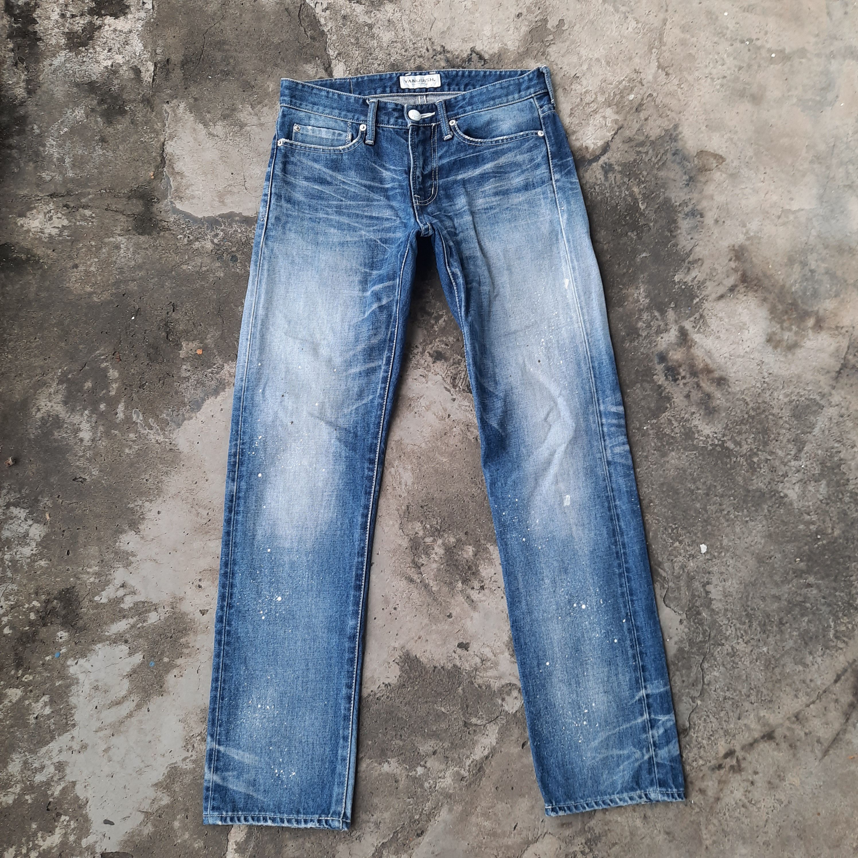 Japanese Brand × Vanquish Vanquish Japan Paint Splatter Denim Size US 30 / EU 46 - 1 Thumbnail