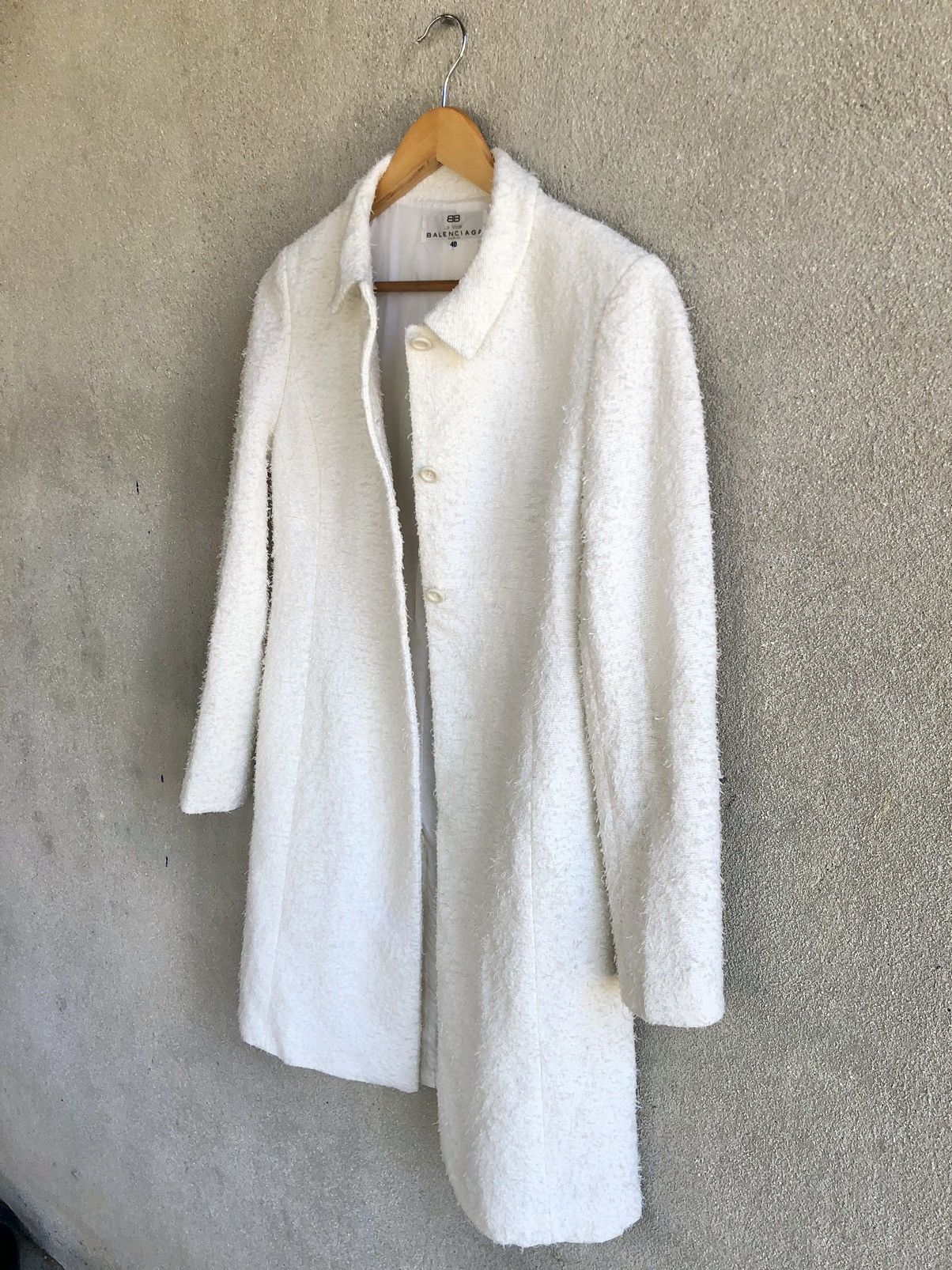 Balenciaga Vintage Balenciaga mohair coats jacket Size S / US 4 / IT 40 - 5 Thumbnail