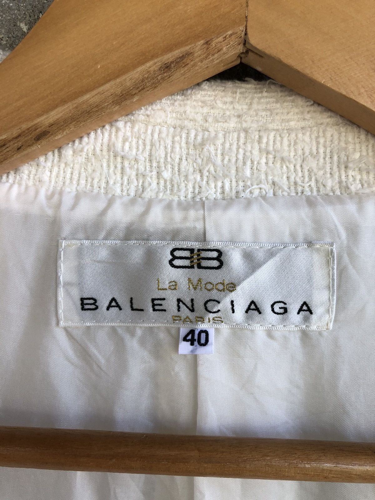 Balenciaga Vintage Balenciaga mohair coats jacket Size S / US 4 / IT 40 - 9 Thumbnail