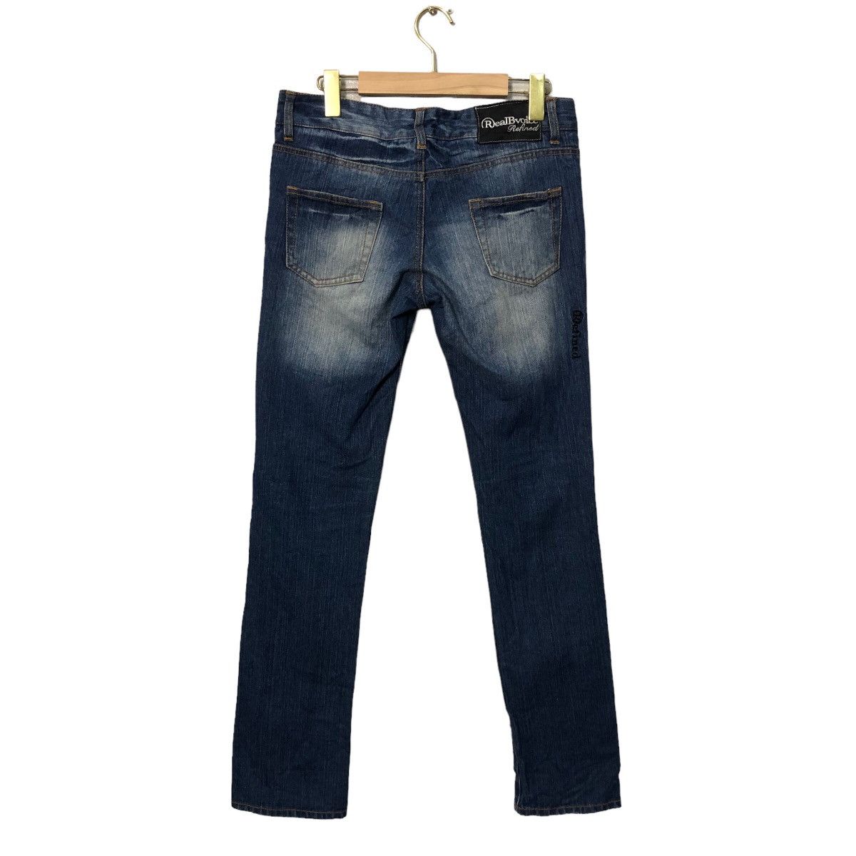 Japanese Brand Vintage Refined Jeans Faded Distressed Denim Pants W32 Size 32" / US 10 / IT 46 - 4 Thumbnail