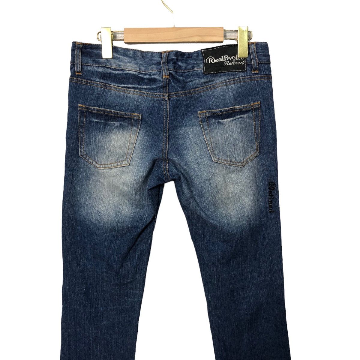 Japanese Brand Vintage Refined Jeans Faded Distressed Denim Pants W32 Size 32" / US 10 / IT 46 - 5 Thumbnail