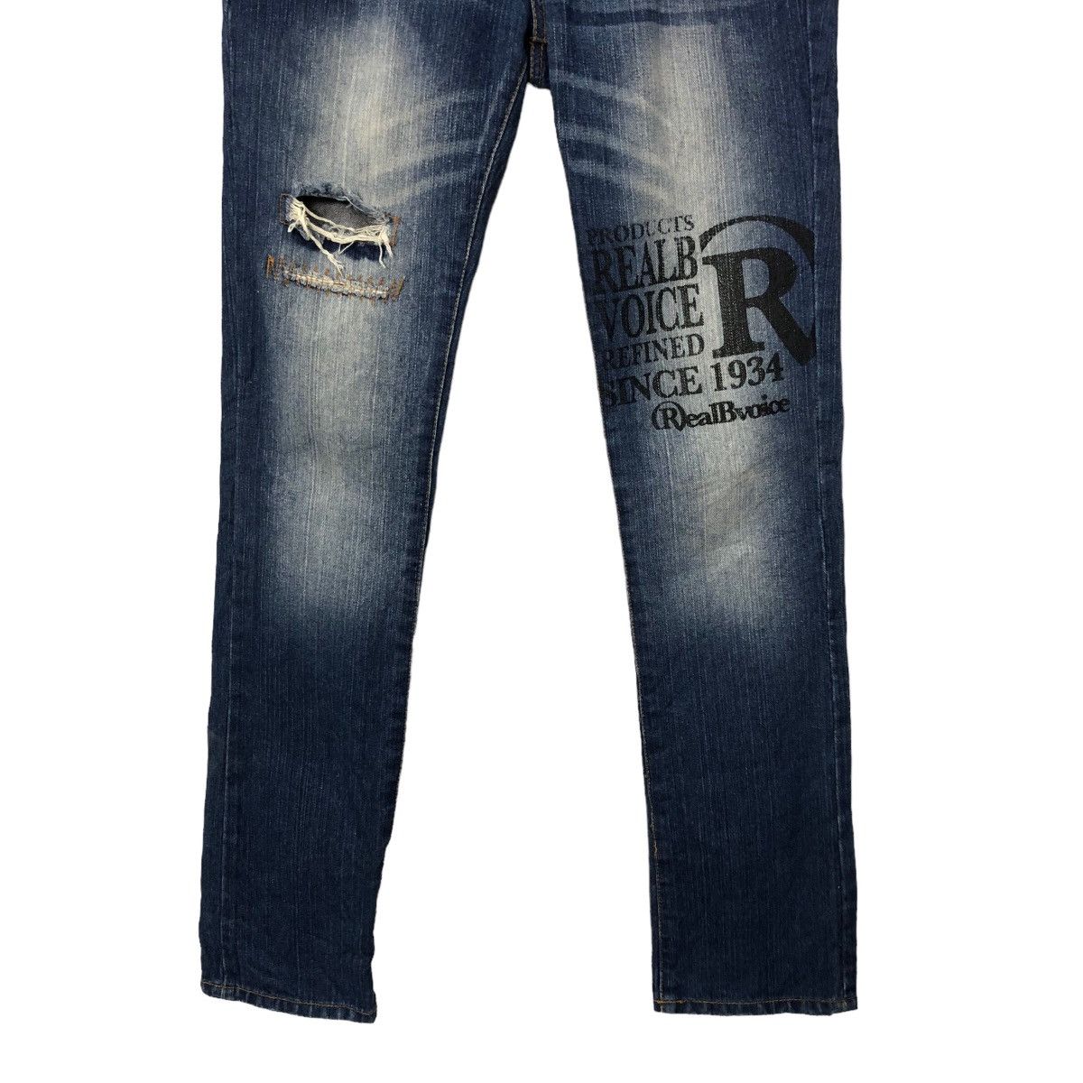 Japanese Brand Vintage Refined Jeans Faded Distressed Denim Pants W32 Size 32" / US 10 / IT 46 - 3 Thumbnail