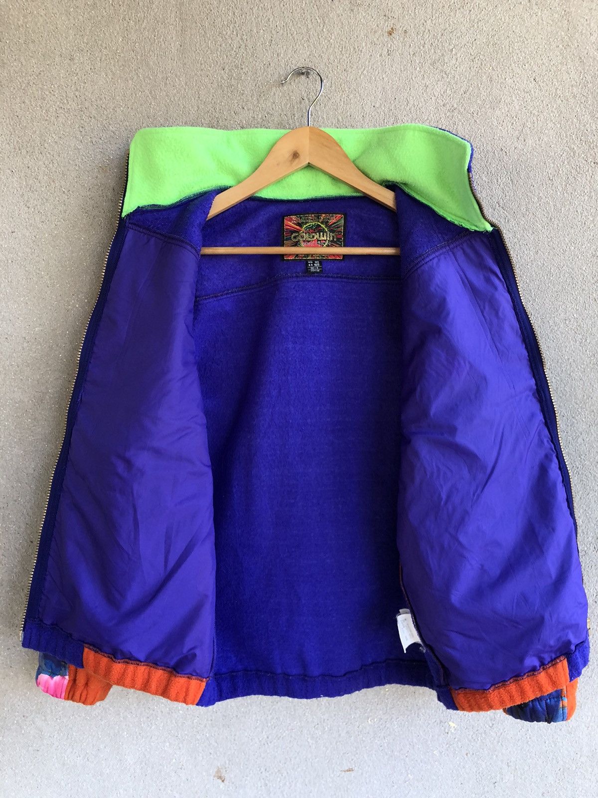 Goldwin Vintage Goldwin paradise fleece zipper jacket Size US M / EU 48-50 / 2 - 3 Thumbnail