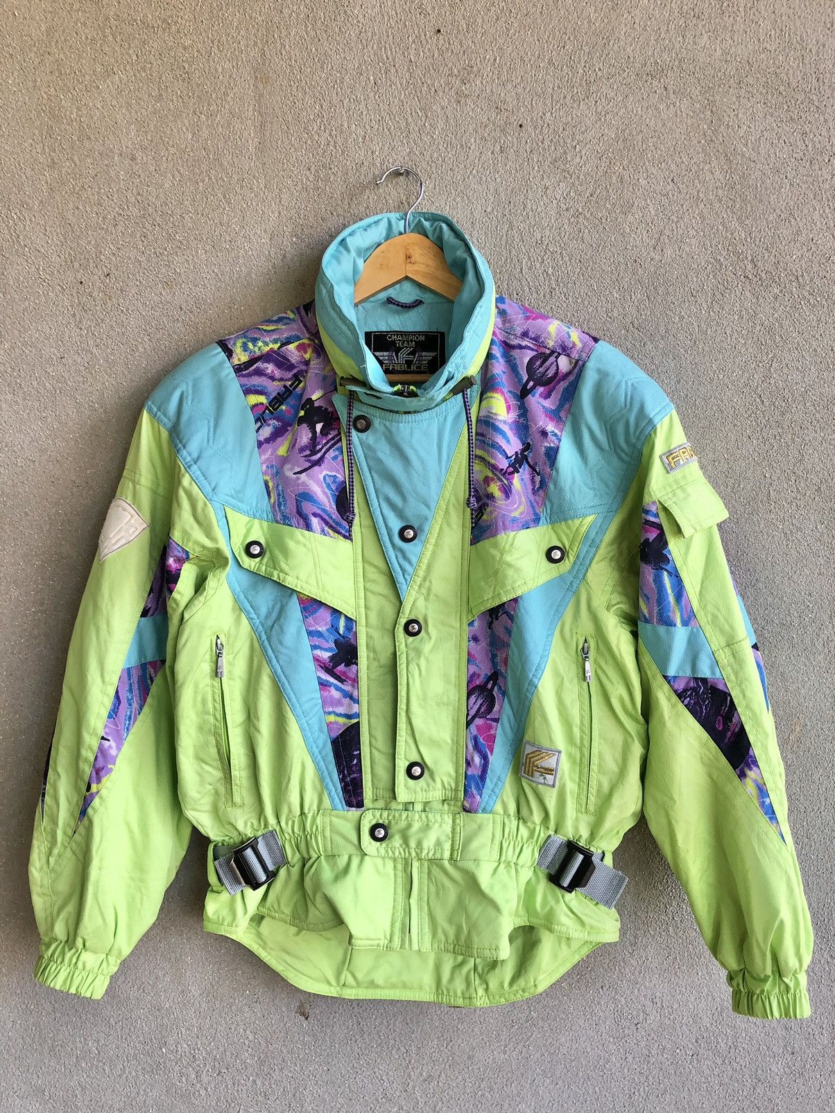 Japanese Brand FABLICE CHAMPION TEAM Ski bomber Jacket Size US L / EU 52-54 / 3 - 1 Thumbnail