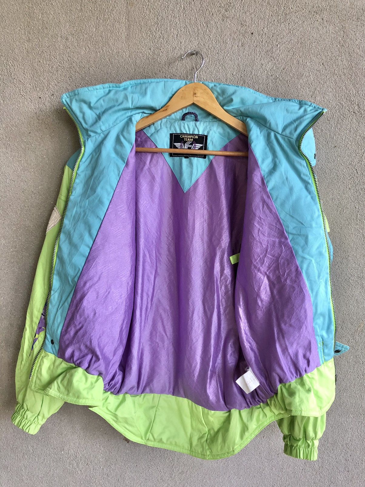 Japanese Brand FABLICE CHAMPION TEAM Ski bomber Jacket Size US L / EU 52-54 / 3 - 3 Thumbnail