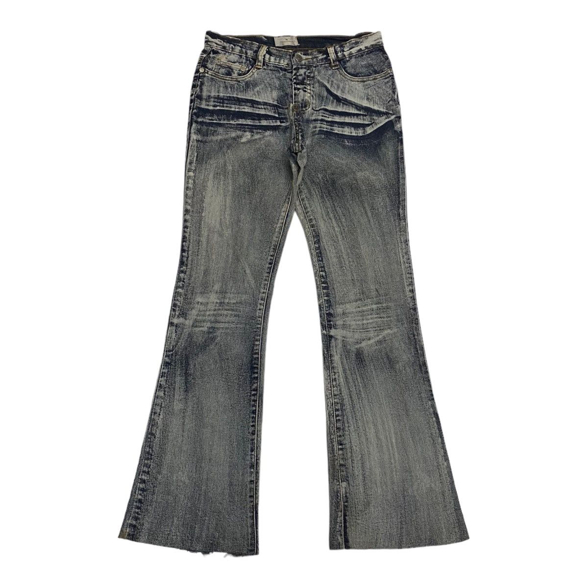 Hysteric Glamour HYSTERIC GLAMOUR STYLE BAIER PANTOMIME DISTRESS FLARED PANTS Size US 29 - 1 Thumbnail