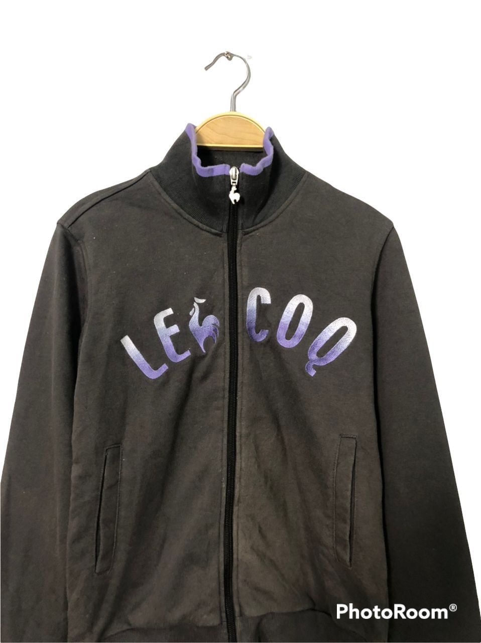 Le Coq Sportif Vintage Le Coq Sportif Big Logo Zipper Ups Jacket Size M / US 6-8 / IT 42-44 - 4 Thumbnail