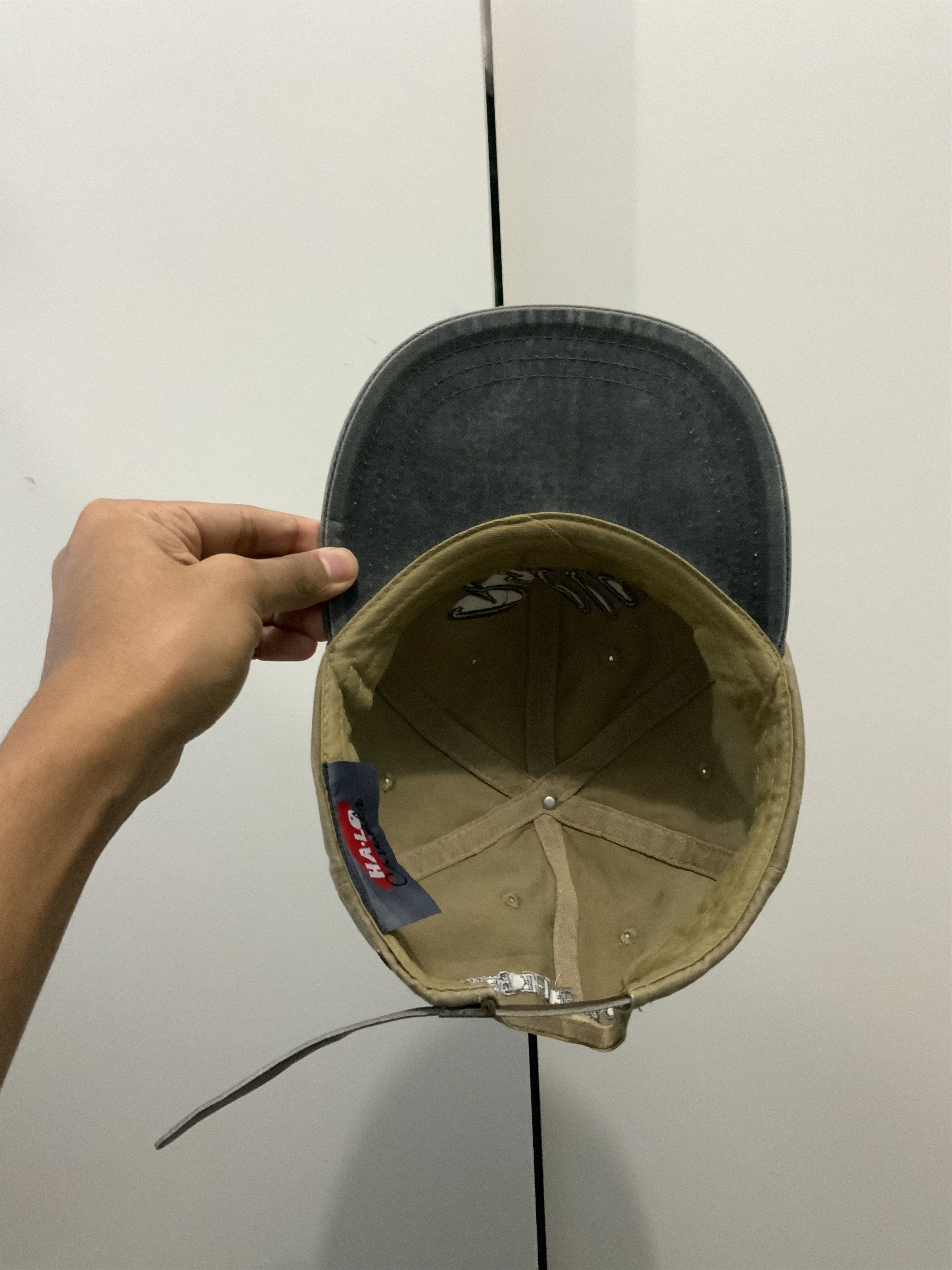 Japanese Brand Ha-lo Pella Leather Adjustable Hat Size ONE SIZE - 9 Thumbnail
