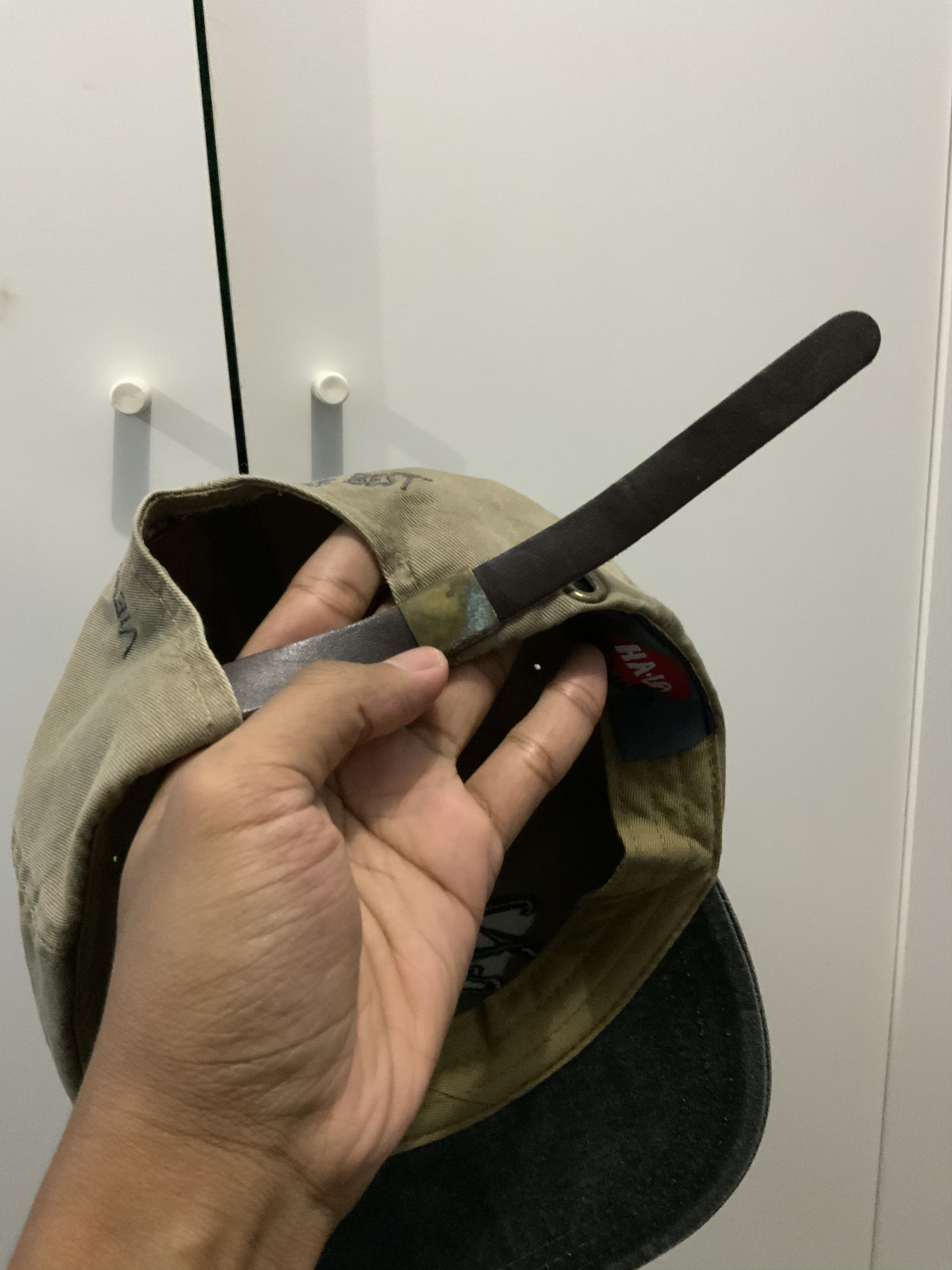 Japanese Brand Ha-lo Pella Leather Adjustable Hat Size ONE SIZE - 14 Thumbnail