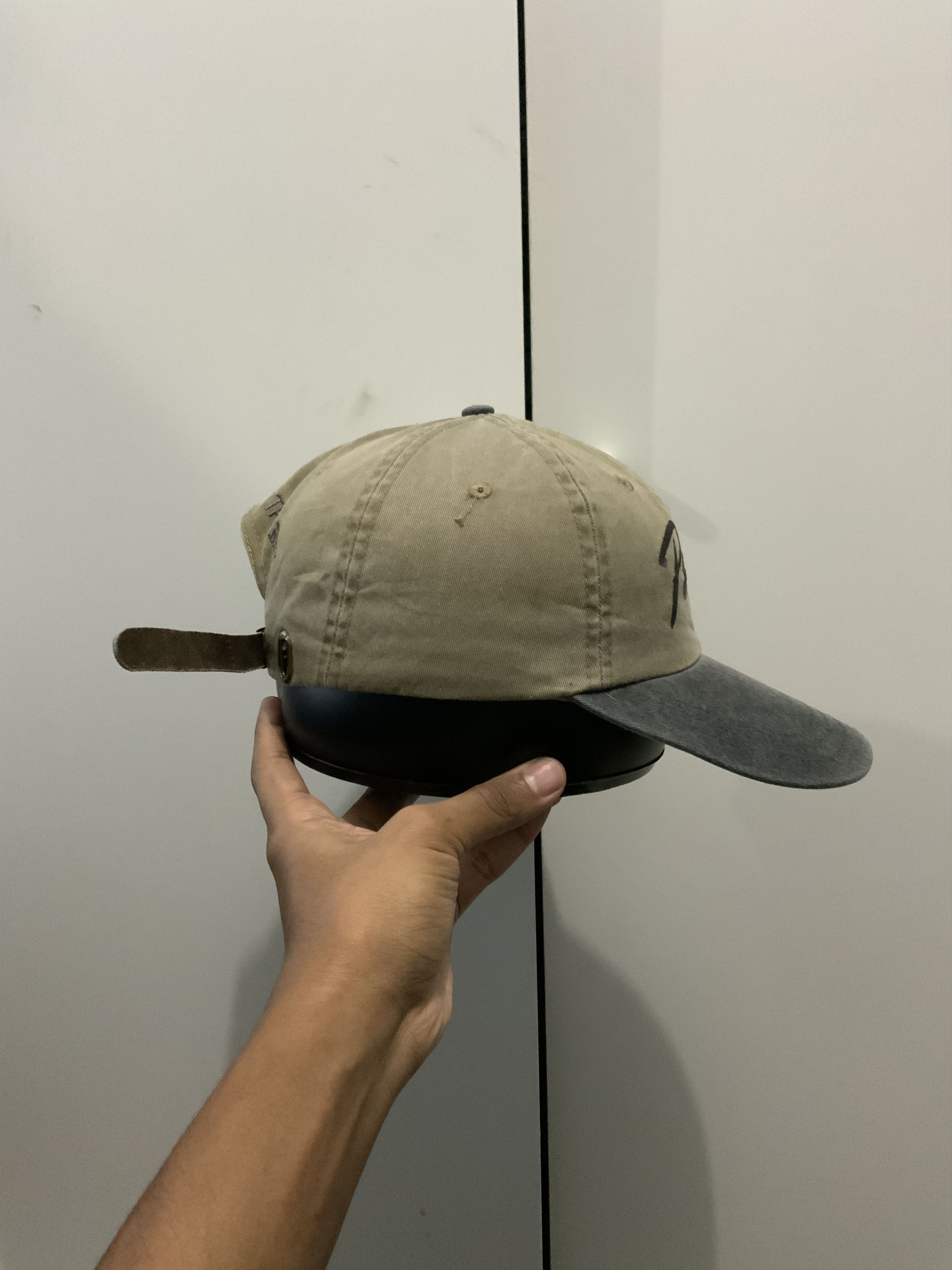 Japanese Brand Ha-lo Pella Leather Adjustable Hat Size ONE SIZE - 4 Thumbnail