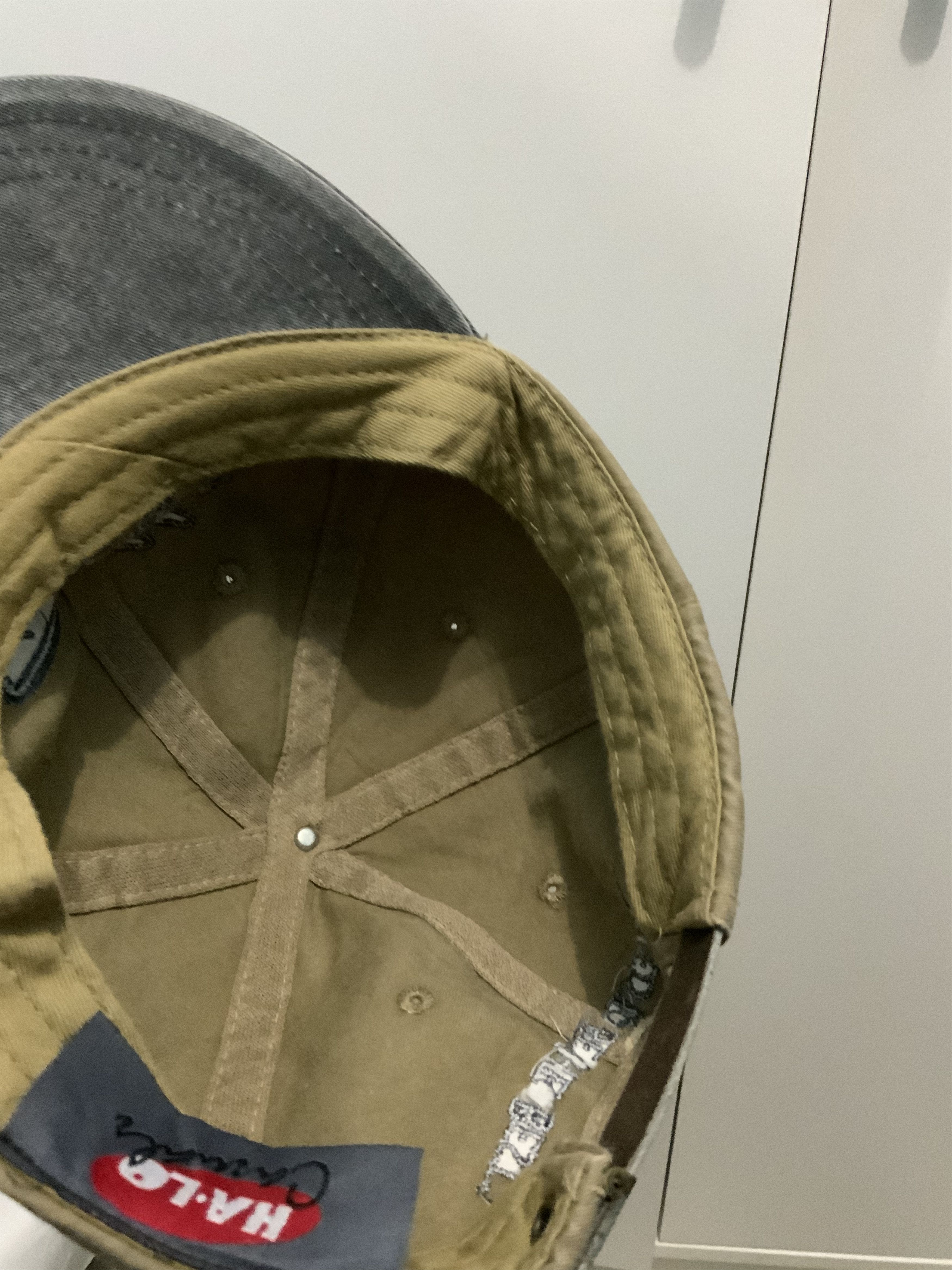 Japanese Brand Ha-lo Pella Leather Adjustable Hat Size ONE SIZE - 11 Thumbnail