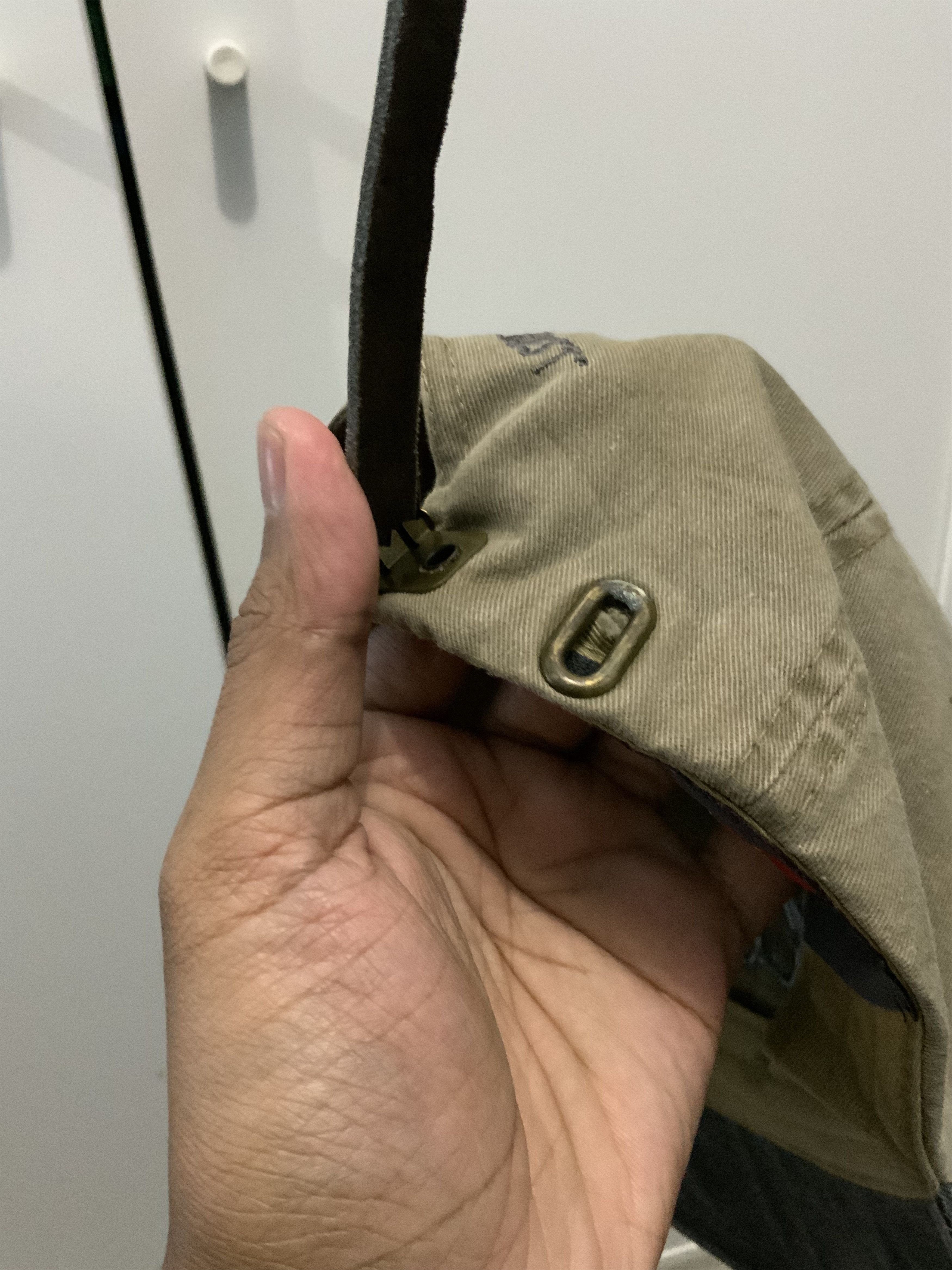 Japanese Brand Ha-lo Pella Leather Adjustable Hat Size ONE SIZE - 16 Thumbnail