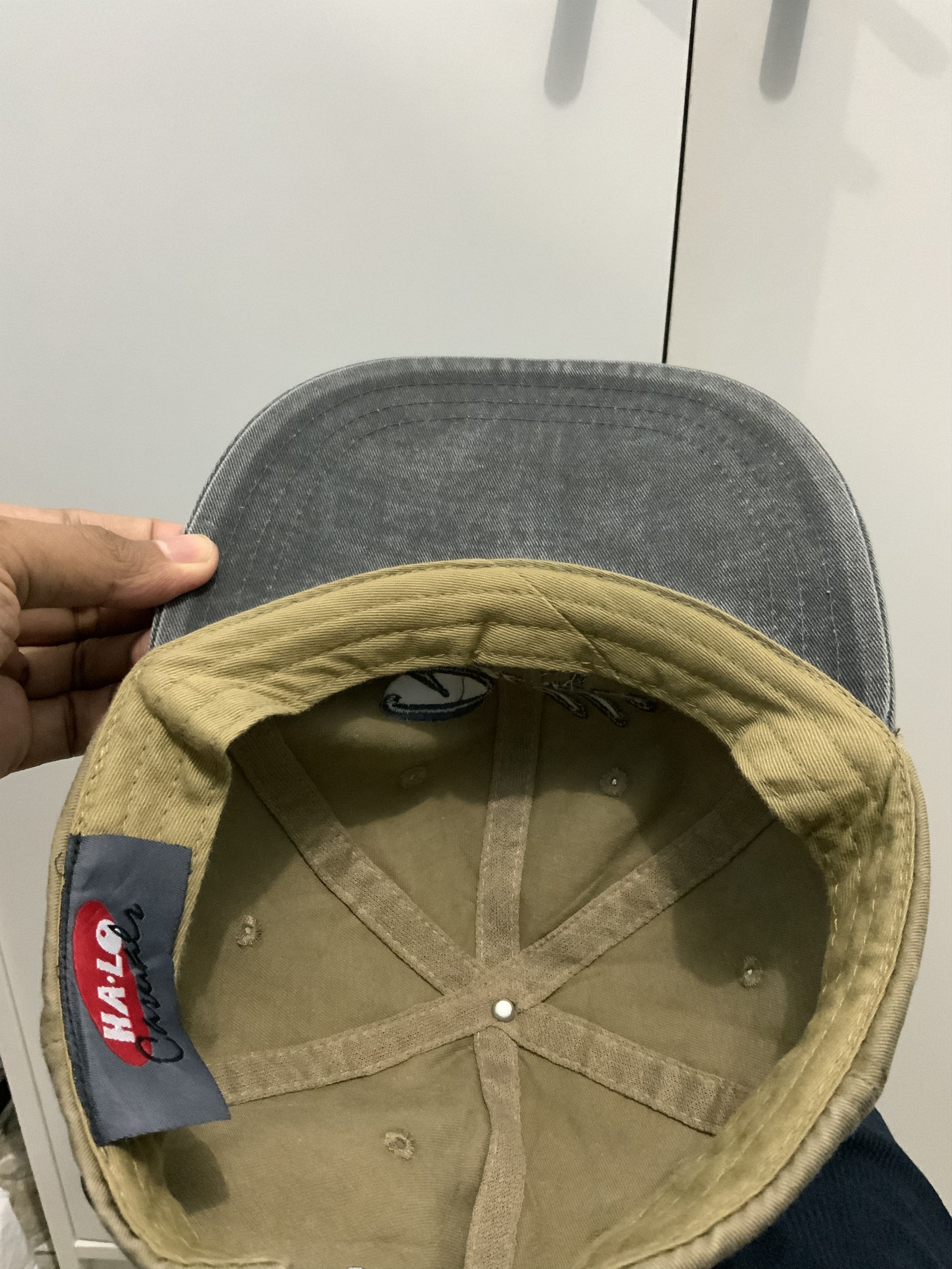 Japanese Brand Ha-lo Pella Leather Adjustable Hat Size ONE SIZE - 10 Thumbnail
