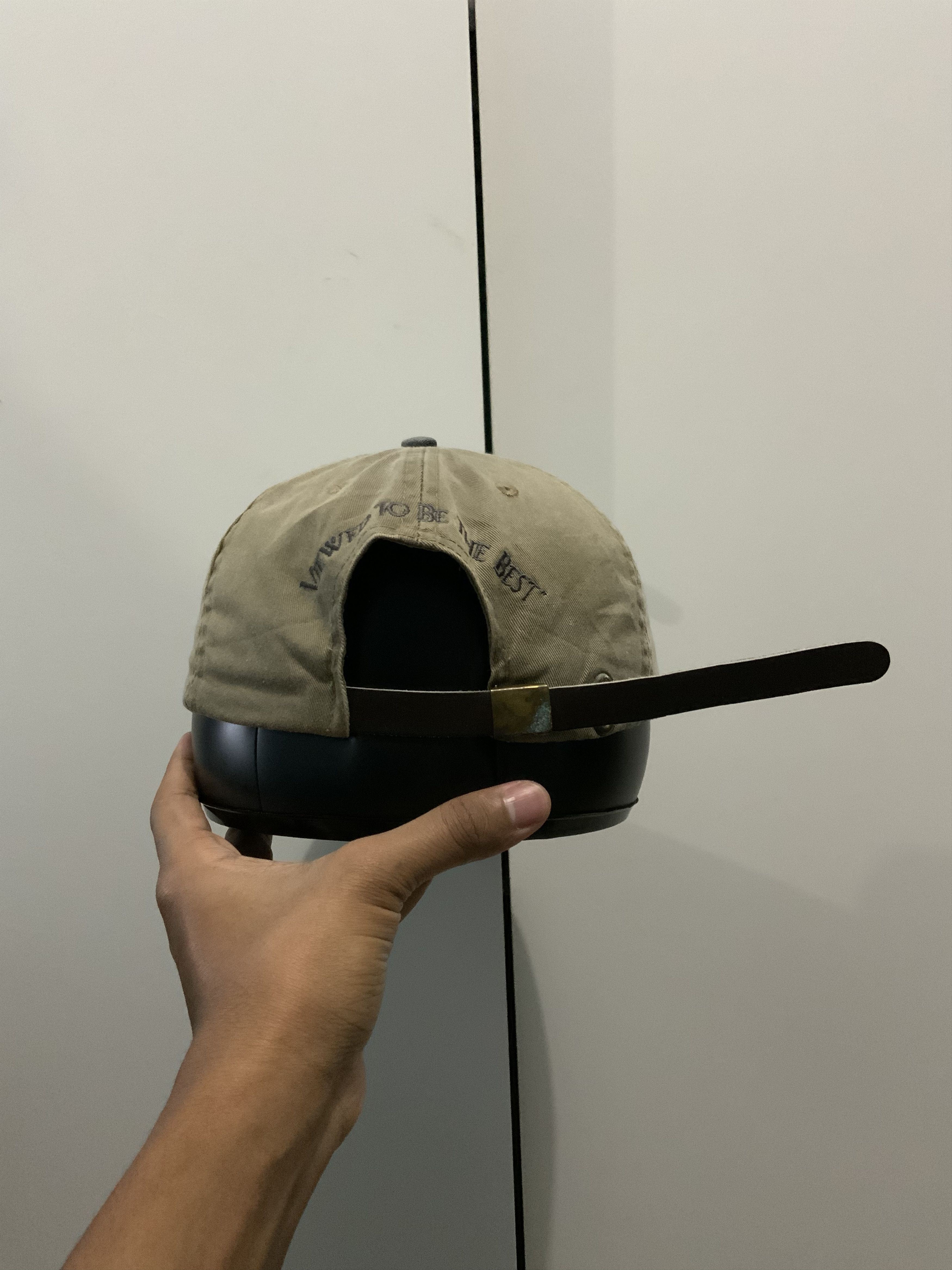 Japanese Brand Ha-lo Pella Leather Adjustable Hat Size ONE SIZE - 5 Thumbnail