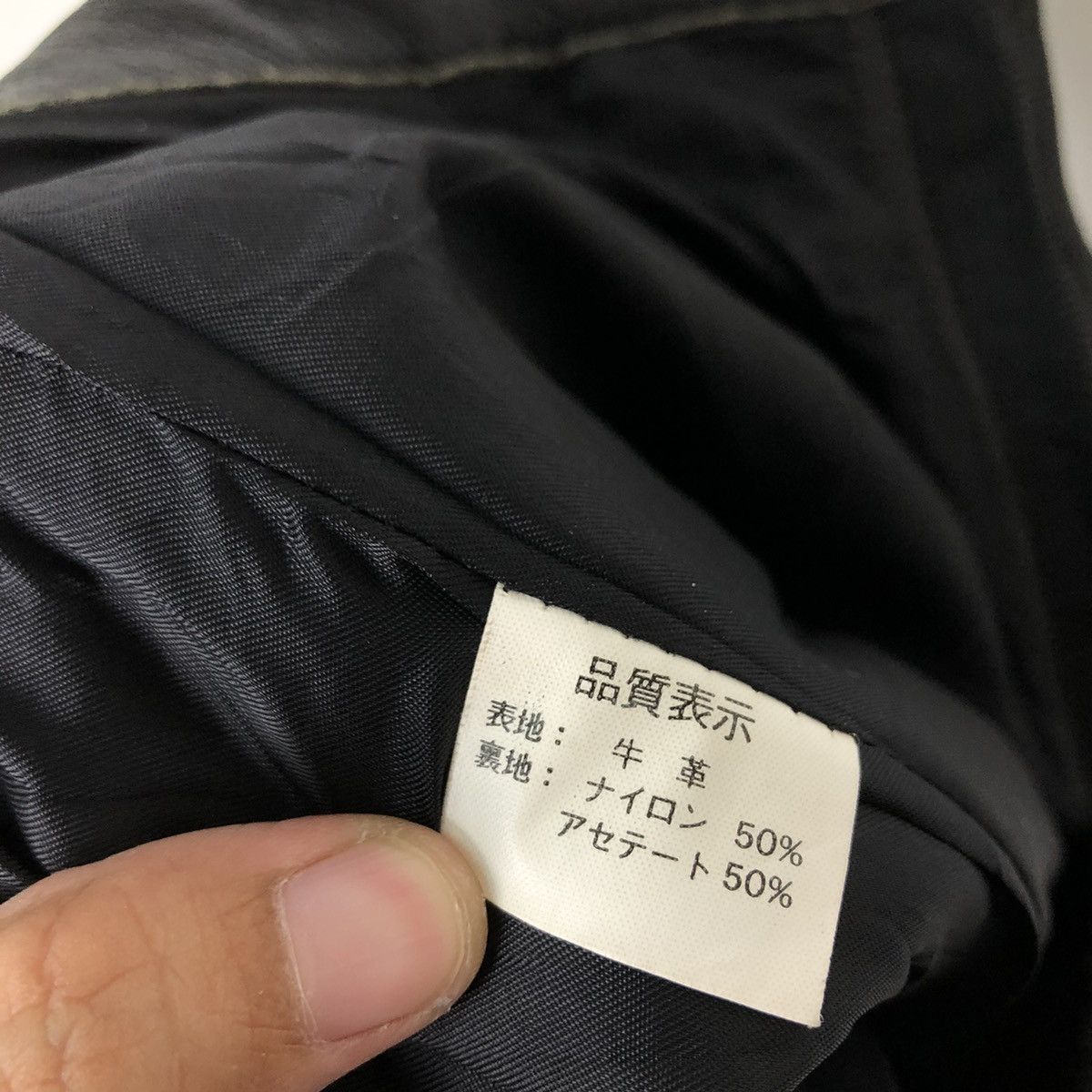 Genuine Leather VINTAGE GENUINE LEATHER TROUSERS SPIRIT OF MOTORCYCLE RACING Size US 30 / EU 46 - 11 Thumbnail