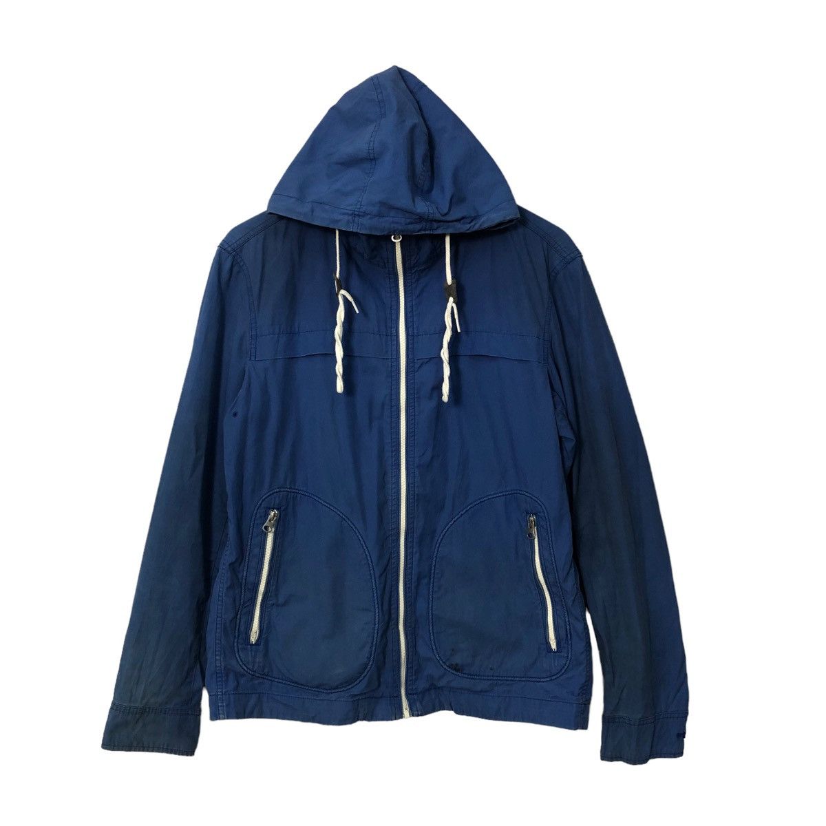 Faded Glory Vintage Uniqlo Zipper Ups Faded Hoodie Jacket Size US M / EU 48-50 / 2 - 1 Thumbnail