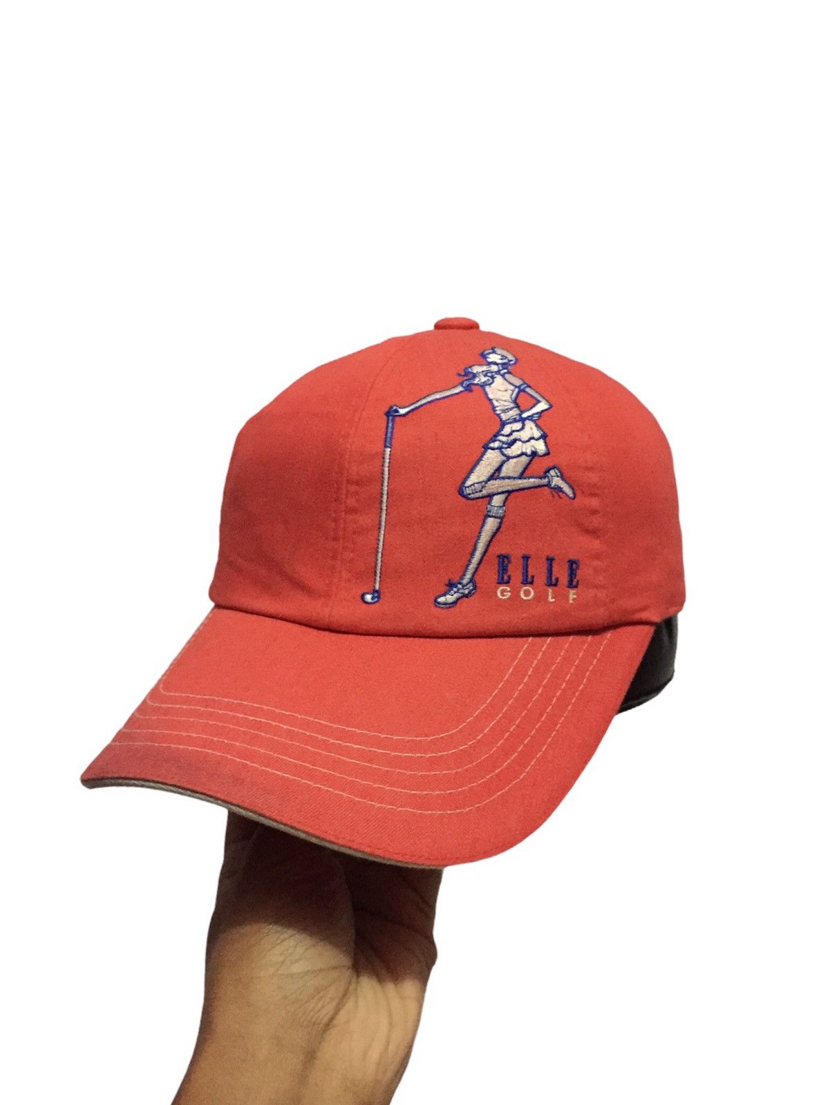 Japanese Brand Vintage Elle Japan Golf Hat Size ONE SIZE - 1 Thumbnail