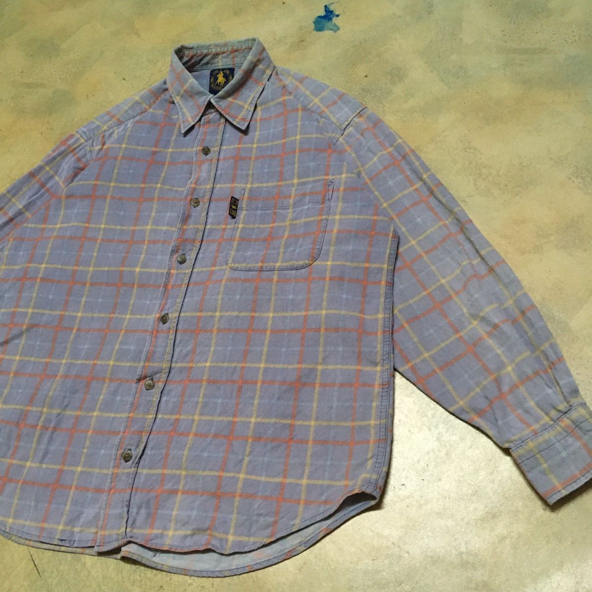 Japanese Brand Polo Club Flannel Button Up Shirt Nova Check Size US M / EU 48-50 / 2 - 4 Thumbnail