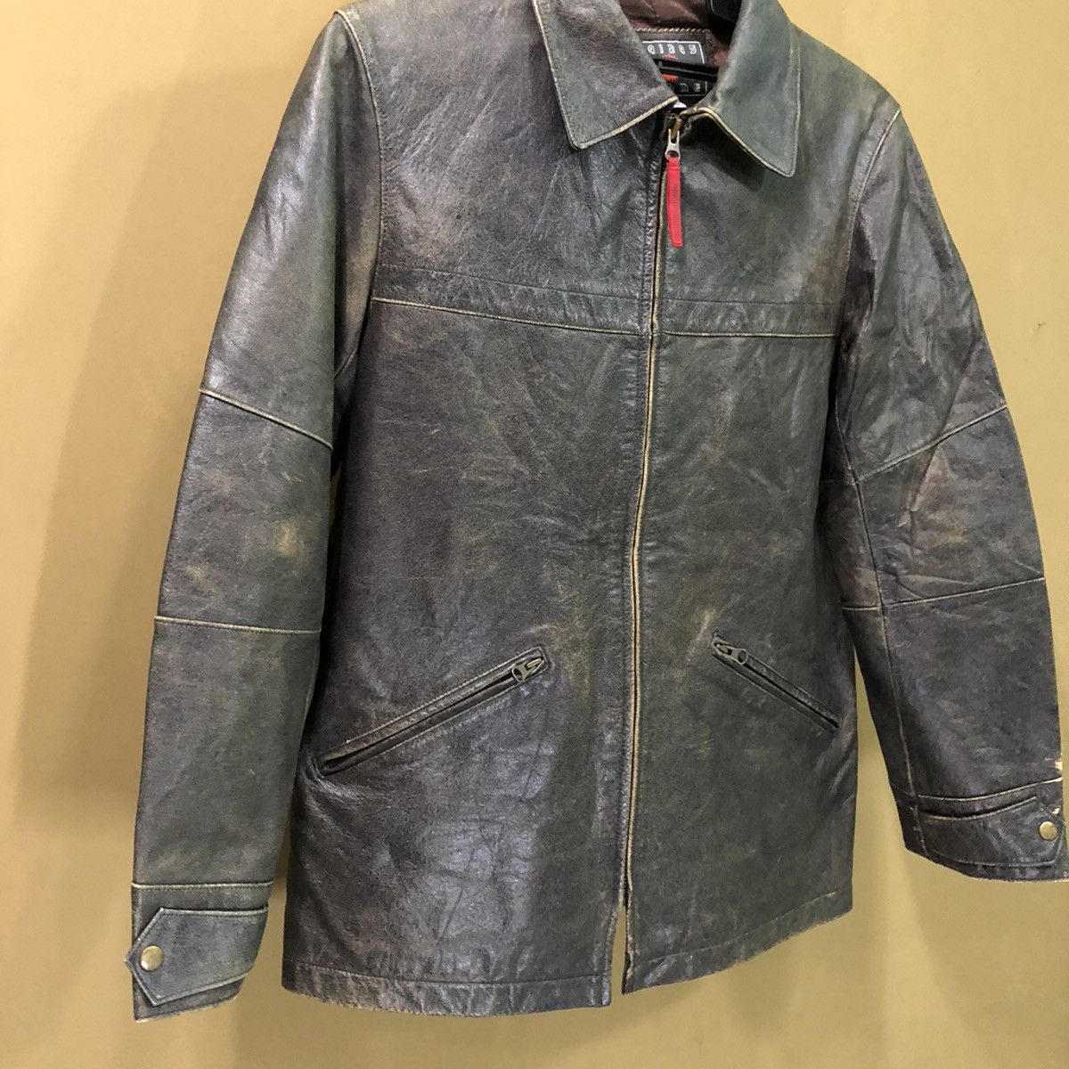 Japanese Brand Vintage 291295 Homme Leather Jacket Size US M / EU 48-50 / 2 - 3 Thumbnail