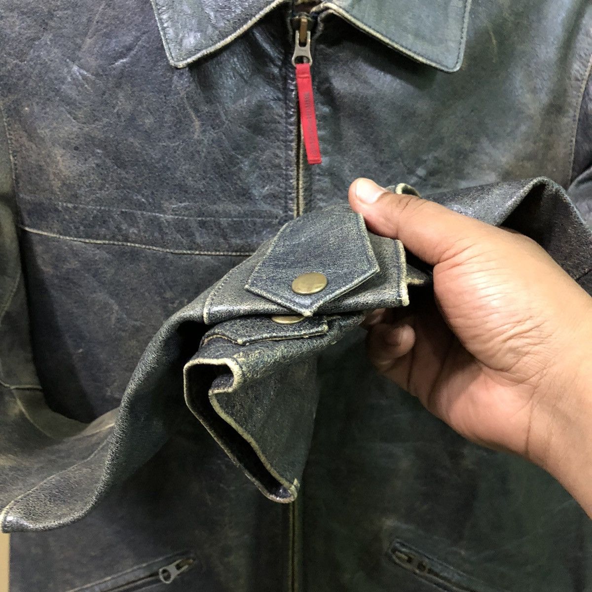 Japanese Brand Vintage 291295 Homme Leather Jacket Size US M / EU 48-50 / 2 - 4 Thumbnail