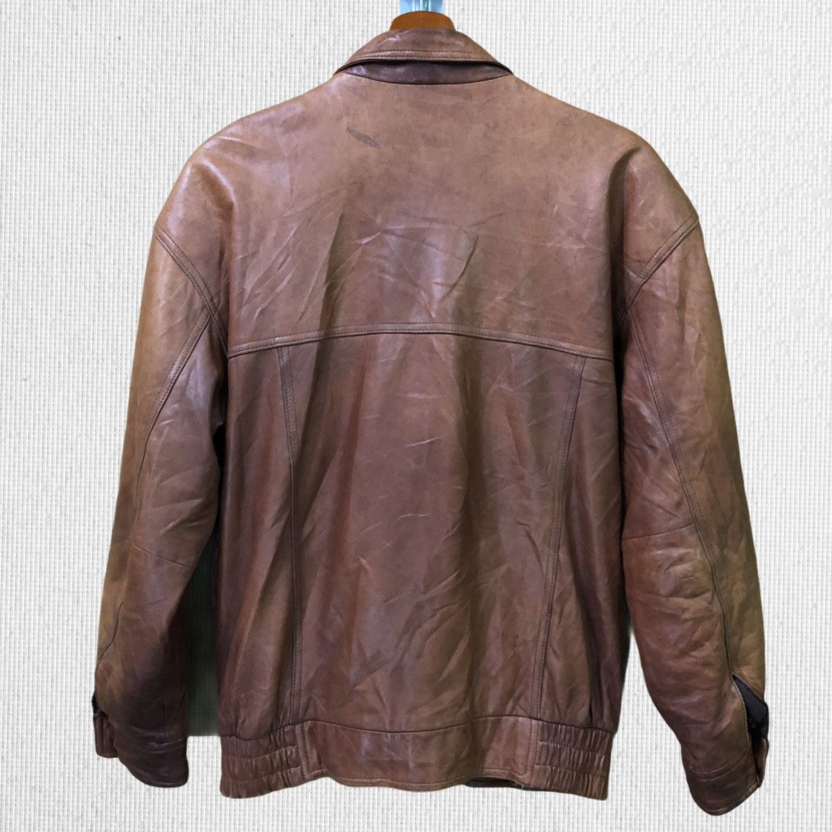 Vintage Vintage Dopio Leather Bomber Jacket Size US M / EU 48-50 / 2 - 3 Thumbnail