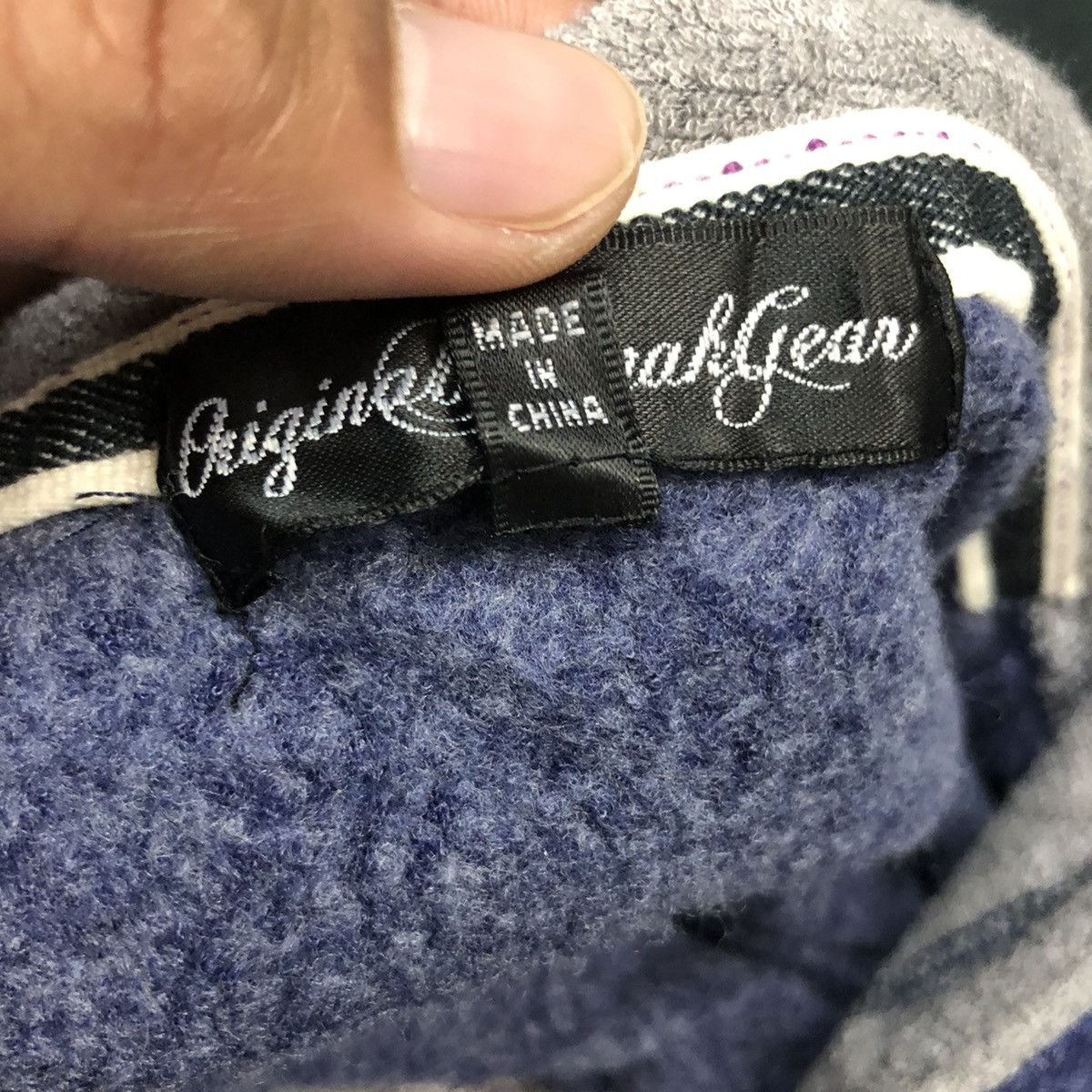 Japanese Brand Vintage Original Remal Jean Spell Big Logo Hoodie Sweatshirt Size M / US 6-8 / IT 42-44 - 10 Thumbnail