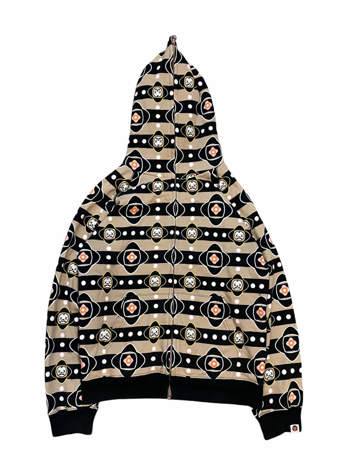 Bape × Kaws 2005 Bape x Kaws Baby Milo Monogram Full Zip Hoodie Size M / US 6-8 / IT 42-44 - 1 Thumbnail