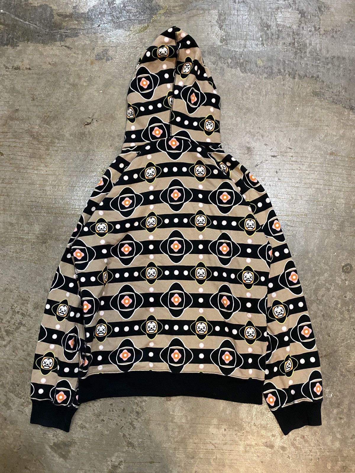 Bape × Kaws 2005 Bape x Kaws Baby Milo Monogram Full Zip Hoodie Size M / US 6-8 / IT 42-44 - 6 Thumbnail