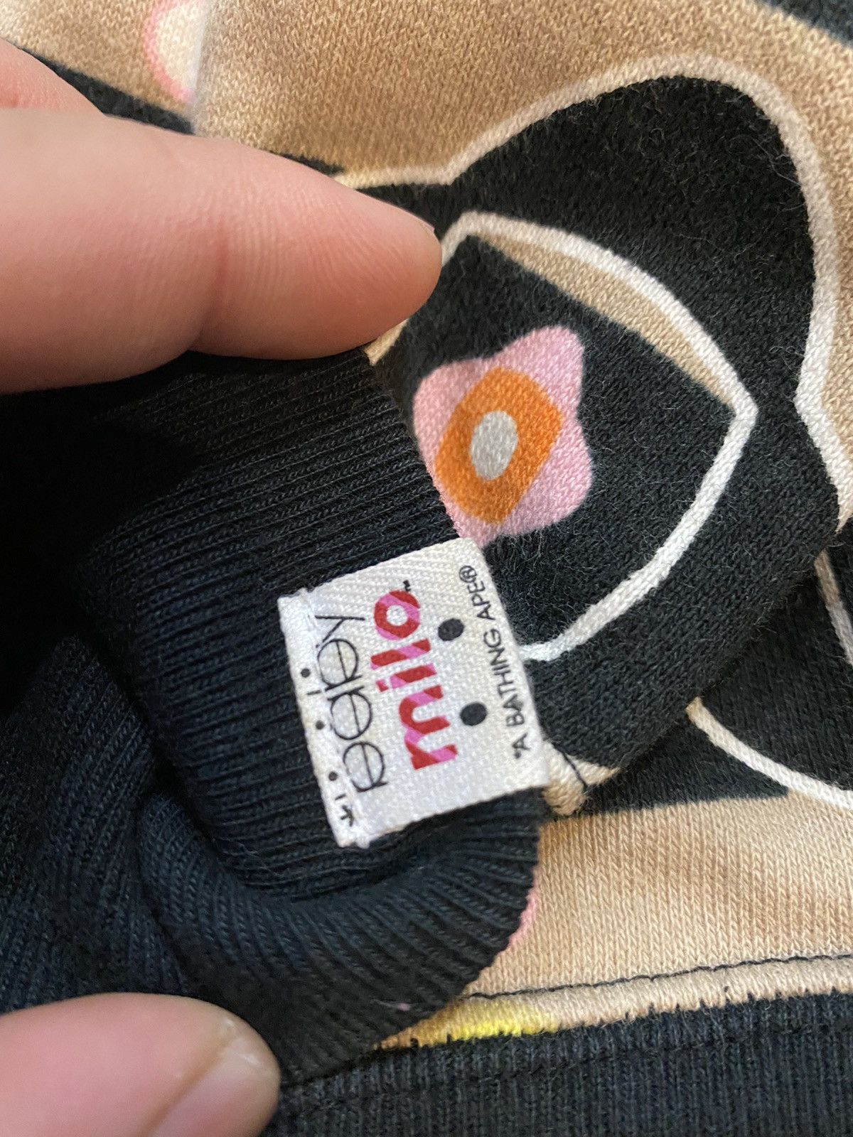Bape × Kaws 2005 Bape x Kaws Baby Milo Monogram Full Zip Hoodie Size M / US 6-8 / IT 42-44 - 8 Thumbnail