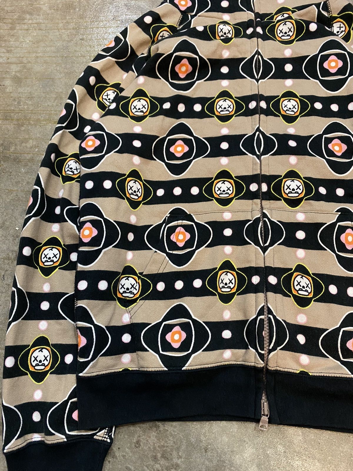 Bape × Kaws 2005 Bape x Kaws Baby Milo Monogram Full Zip Hoodie Size M / US 6-8 / IT 42-44 - 4 Thumbnail