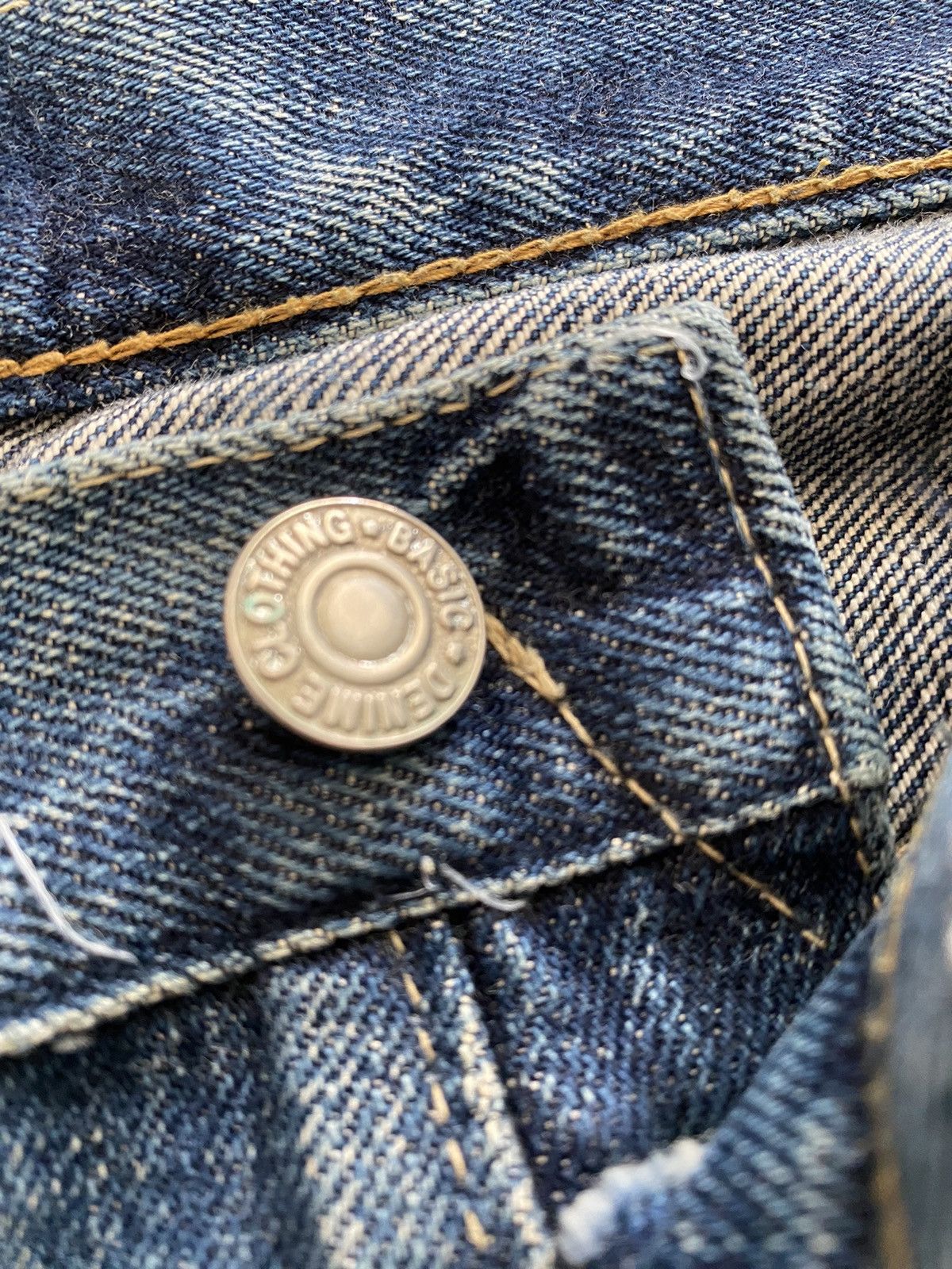 Denime Vintage Denime Ripped Selvedge jeans rare design Size US 34 / EU 50 - 15 Thumbnail