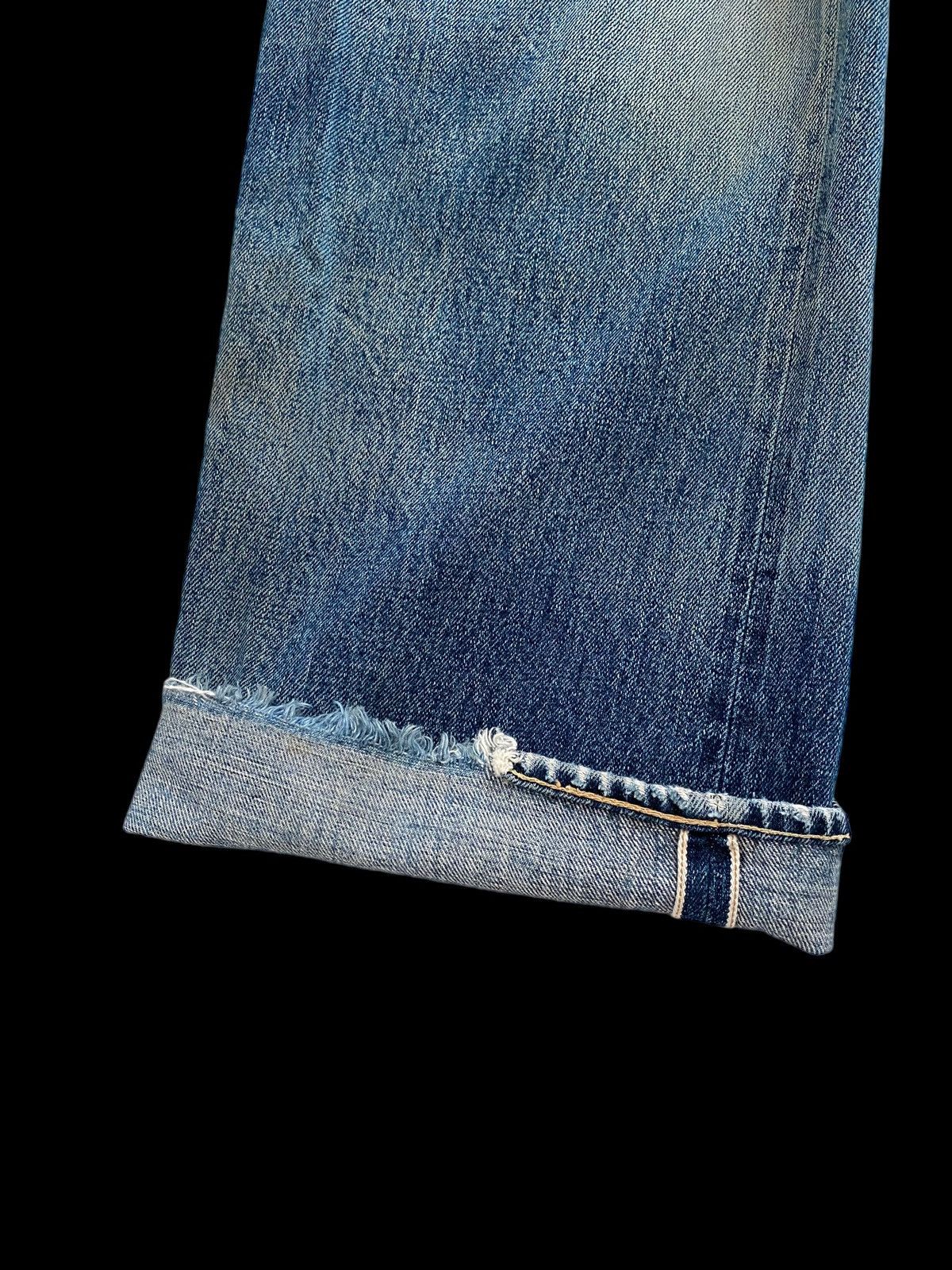 Denime Vintage Denime Ripped Selvedge jeans rare design Size US 34 / EU 50 - 7 Thumbnail