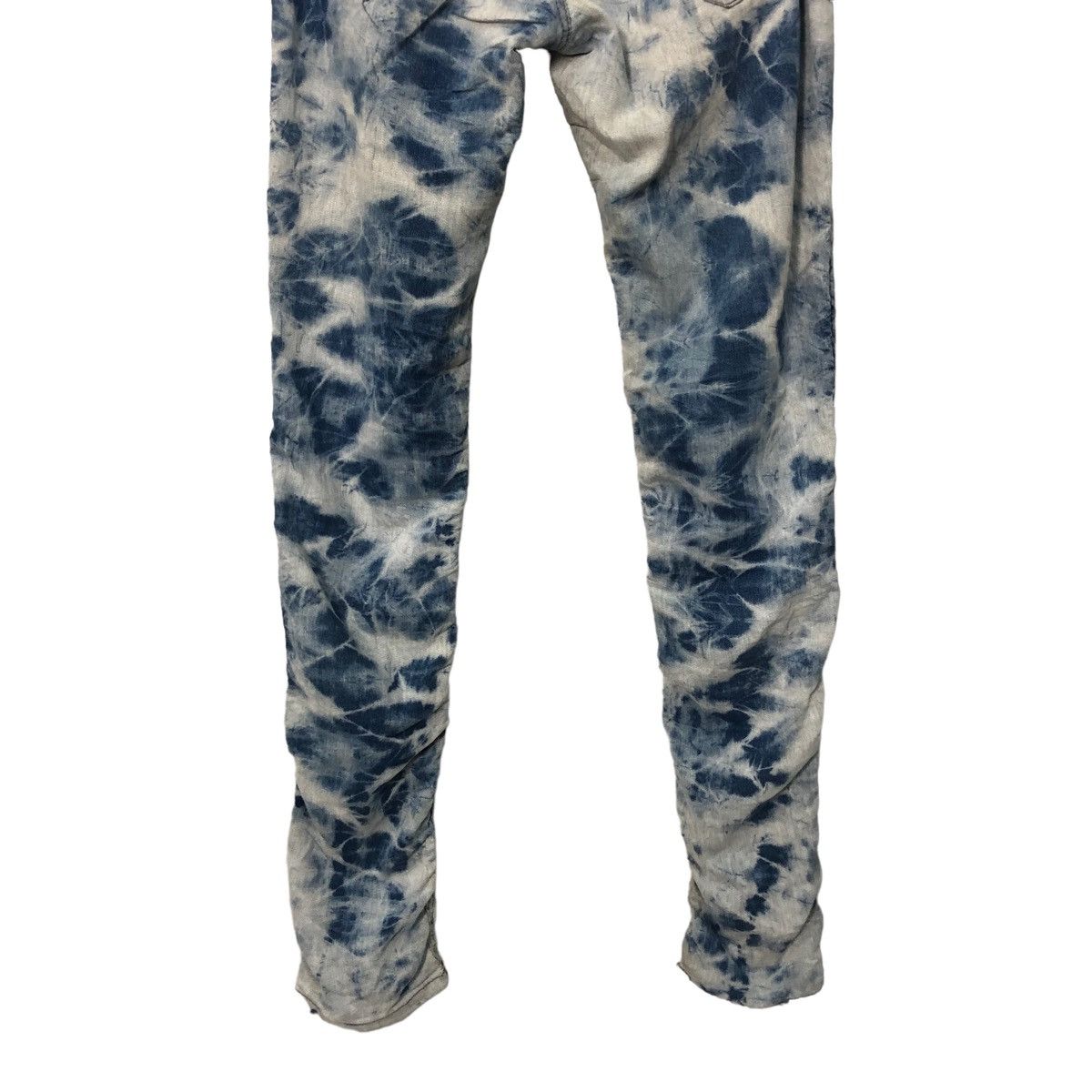 The Unbranded Brand Vintage Unbranded Acid Wash Tie Dye Skinny Trousers W29 Size 29" - 7 Thumbnail