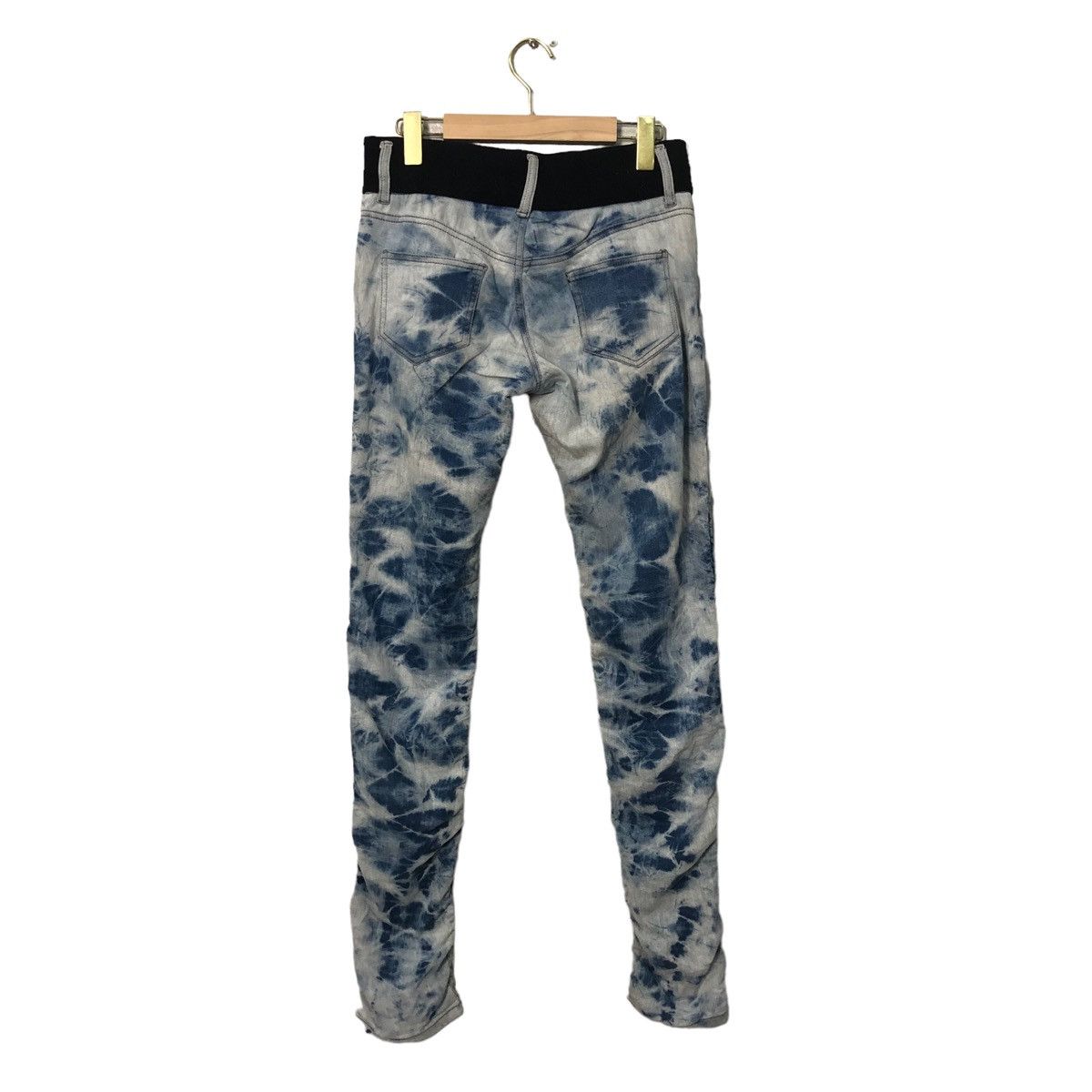 The Unbranded Brand Vintage Unbranded Acid Wash Tie Dye Skinny Trousers W29 Size 29" - 5 Thumbnail