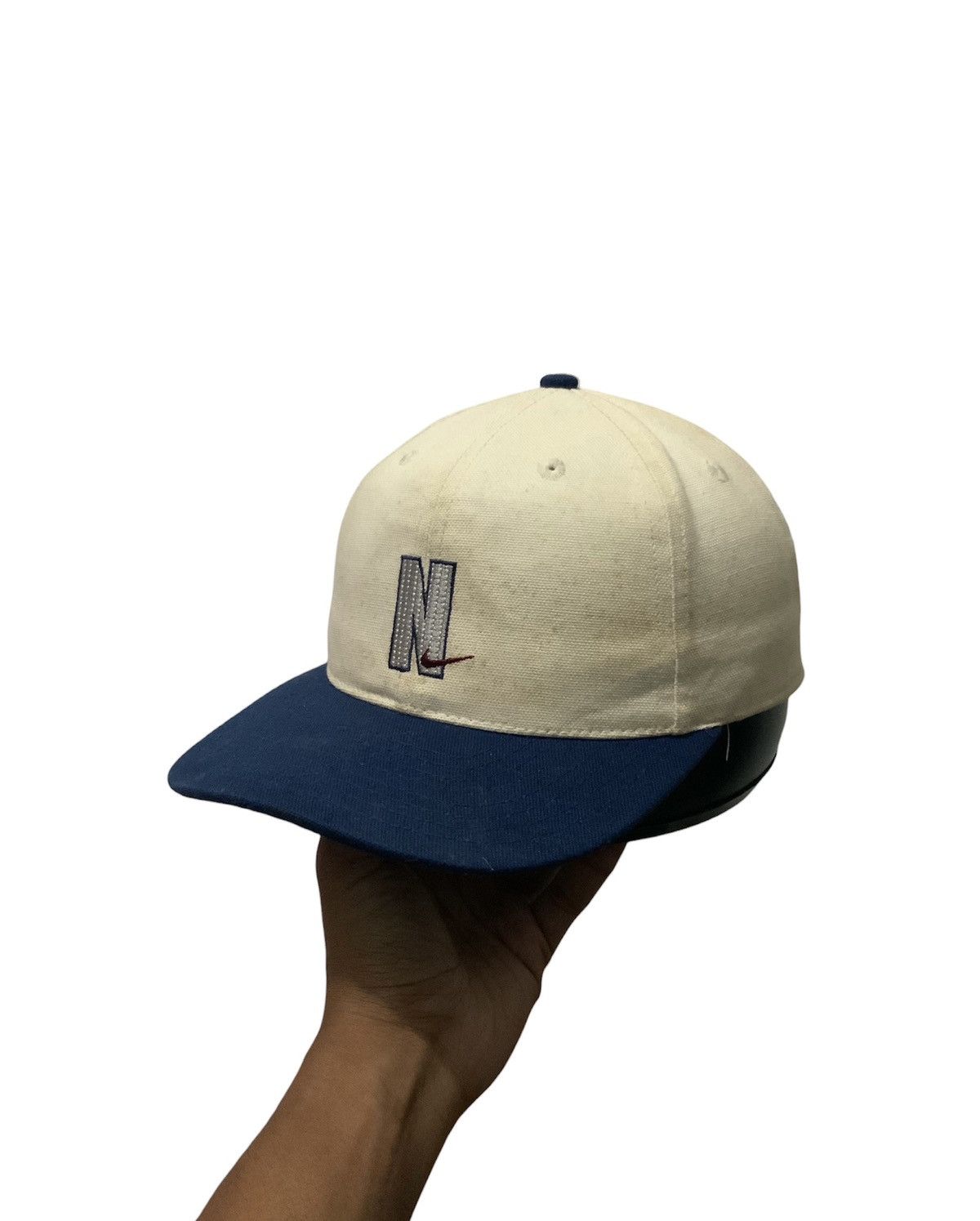 Nike Vintage Big Logo Faded Nike 90s Hat Cap Size ONE SIZE - 1 Thumbnail