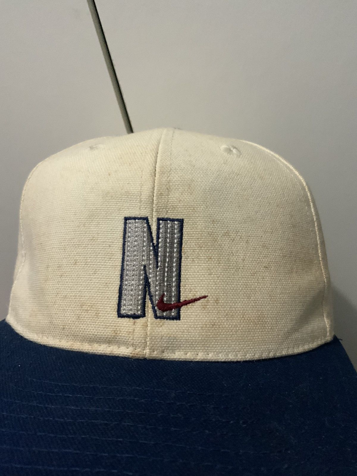 Nike Vintage Big Logo Faded Nike 90s Hat Cap Size ONE SIZE - 11 Thumbnail