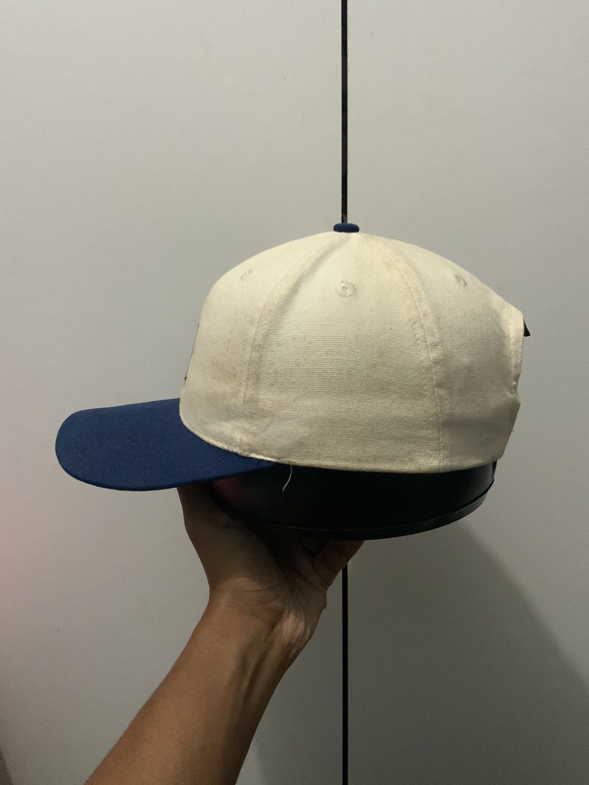 Nike Vintage Big Logo Faded Nike 90s Hat Cap Size ONE SIZE - 3 Thumbnail