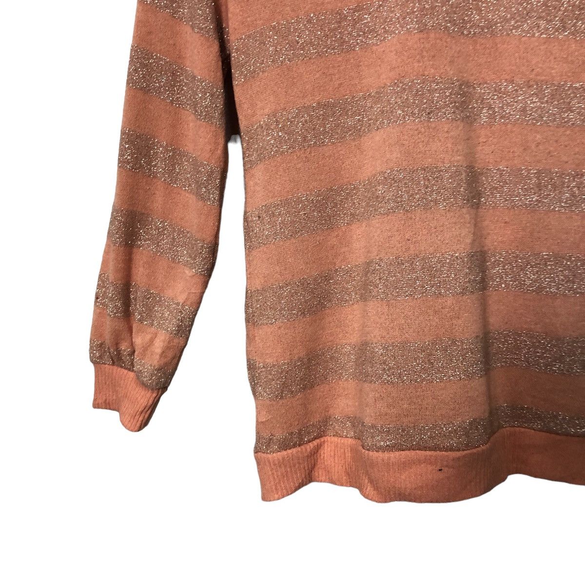 Aran Isles Knitwear Vintage Amourire V Neck Knitwear Sweater Jumper Size XS / US 0-2 / IT 36-38 - 3 Thumbnail