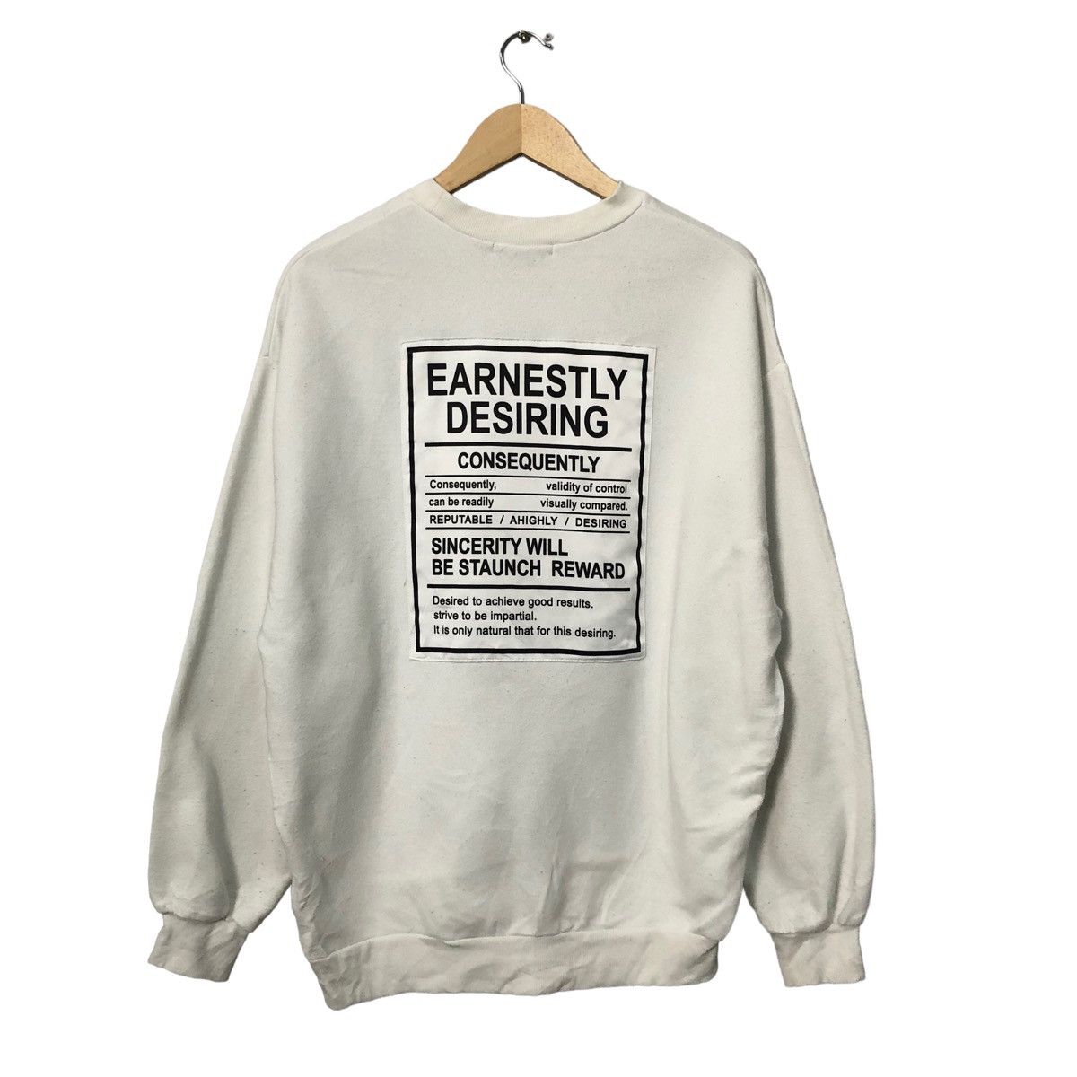 Japanese Brand Vintage Spray Premium Crewneck Spell Out Big Logo Sweatshirt Size US XL / EU 56 / 4 - 6 Thumbnail