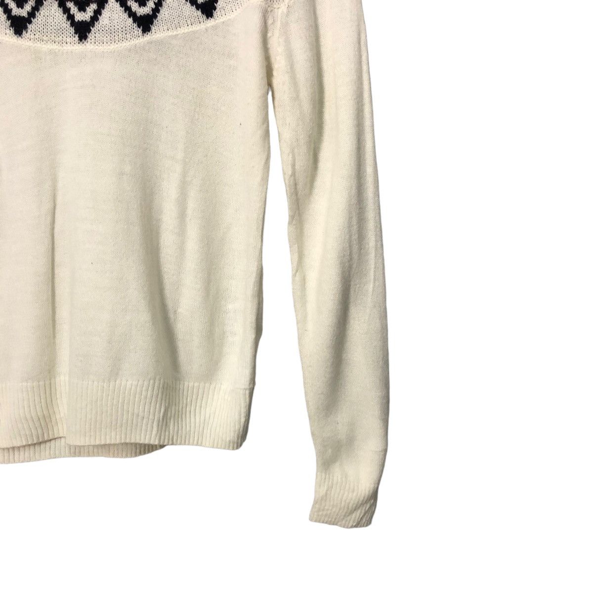 Aran Isles Knitwear Vintage Index Crewneck Pattern Nice Design Knitwear Sweater Size XS / US 0-2 / IT 36-38 - 2 Thumbnail
