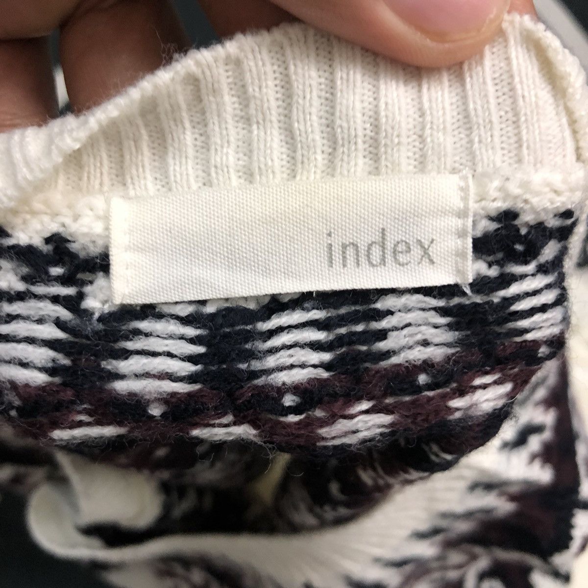 Aran Isles Knitwear Vintage Index Crewneck Pattern Nice Design Knitwear Sweater Size XS / US 0-2 / IT 36-38 - 9 Thumbnail