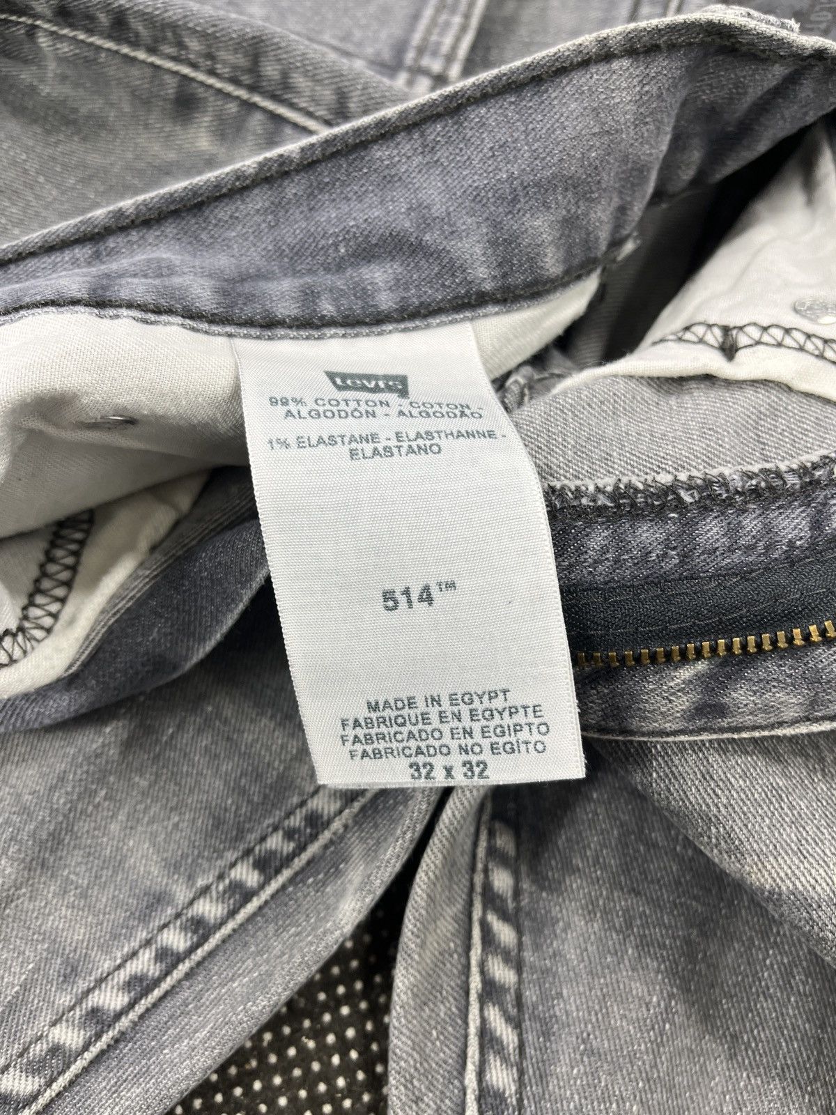 Levi's Vintage Levis 514 Jeans Faded Black Denim 33x32 - J415 Size US 33 - 7 Thumbnail